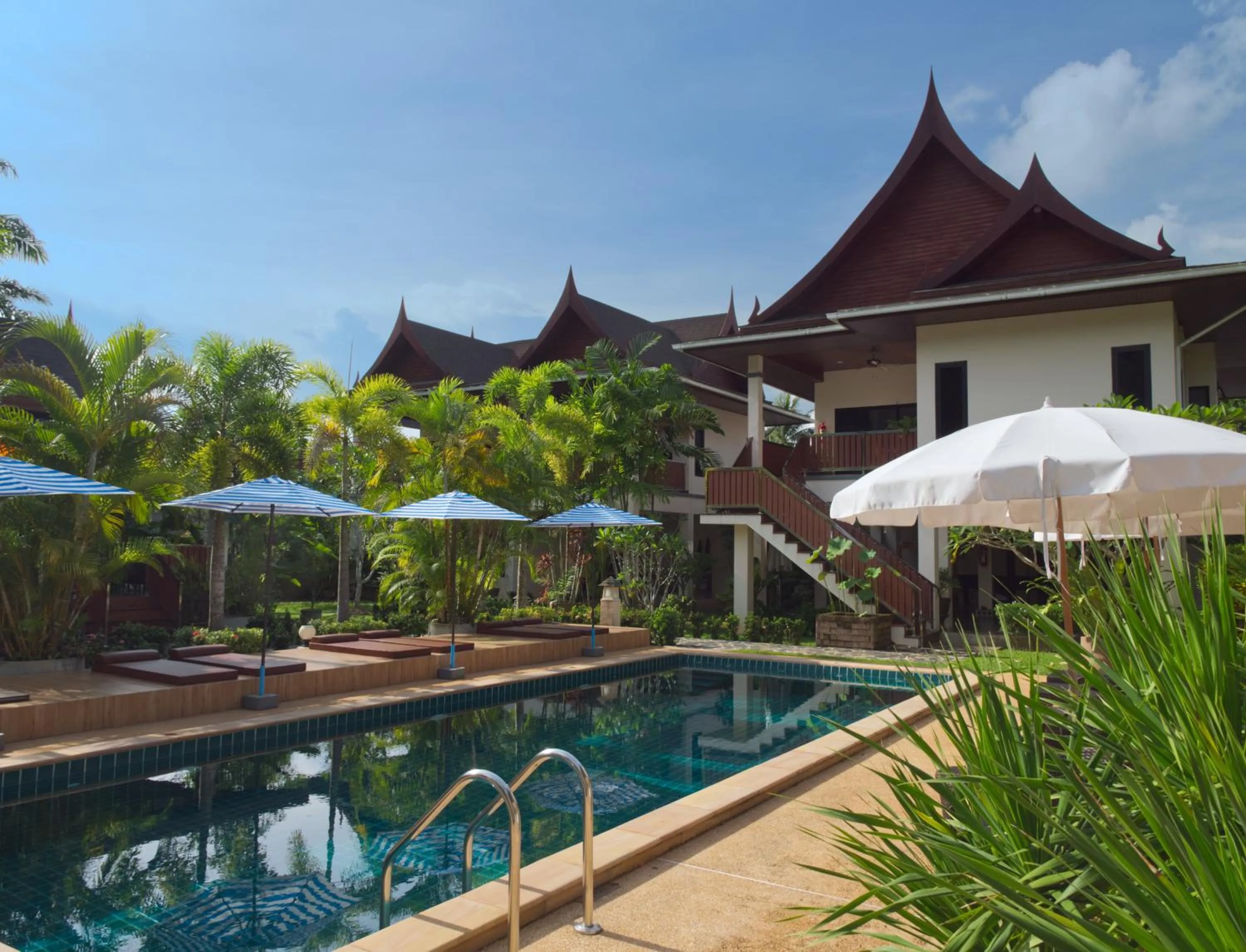 Pool view in Chanapha Residence