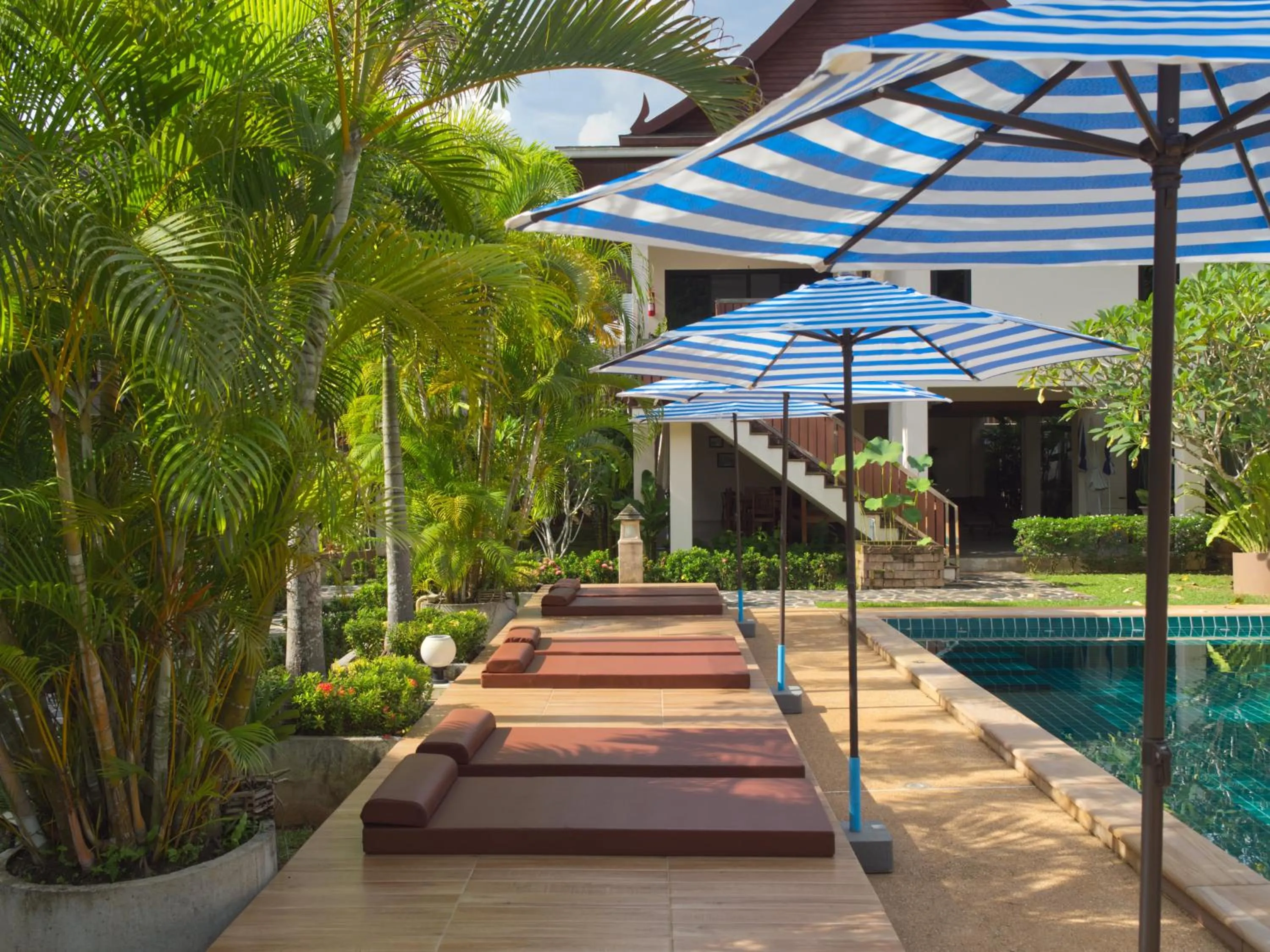Pool view in Chanapha Residence