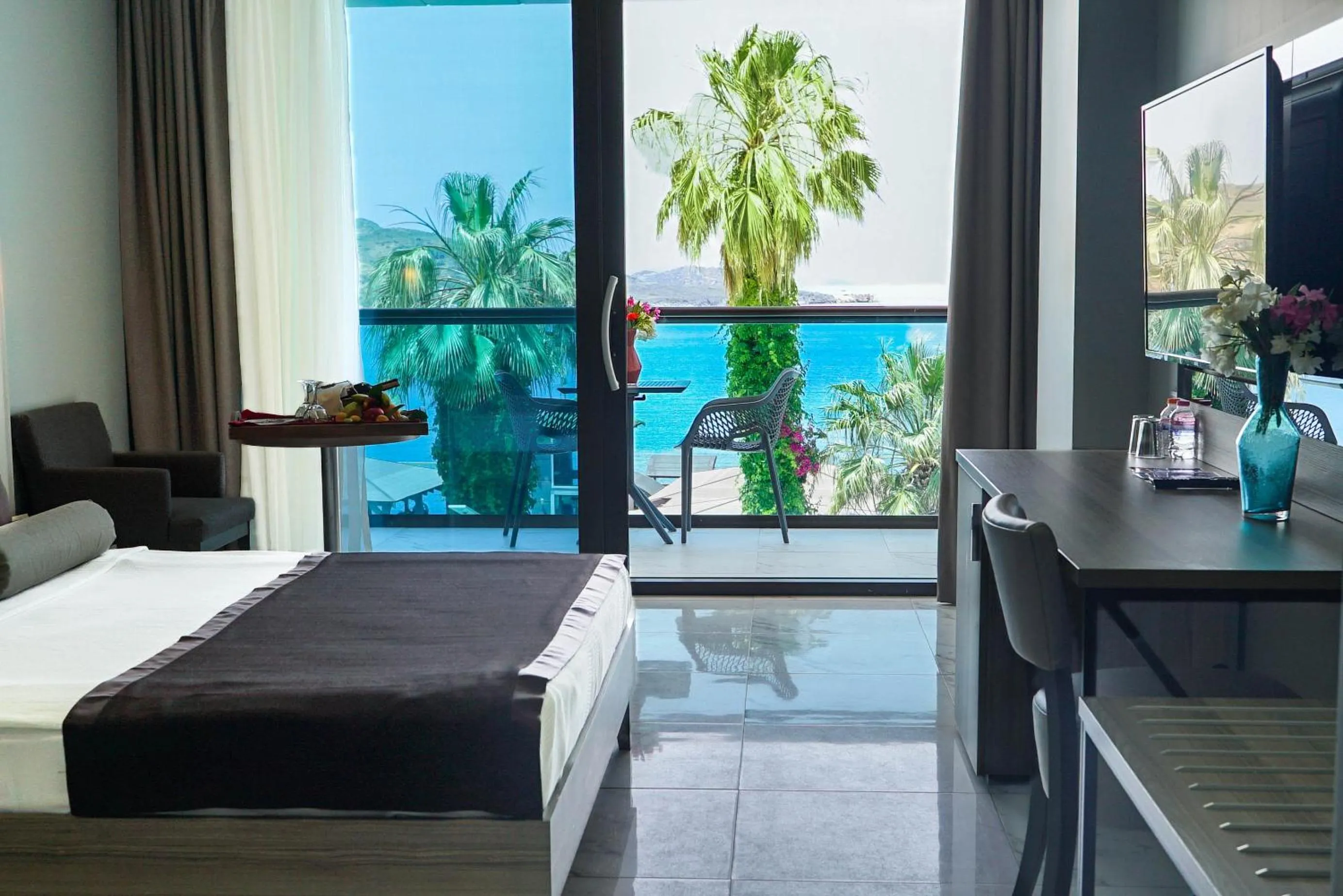 View (from property/room), Bed in Delta Hotels By Marriott Bodrum