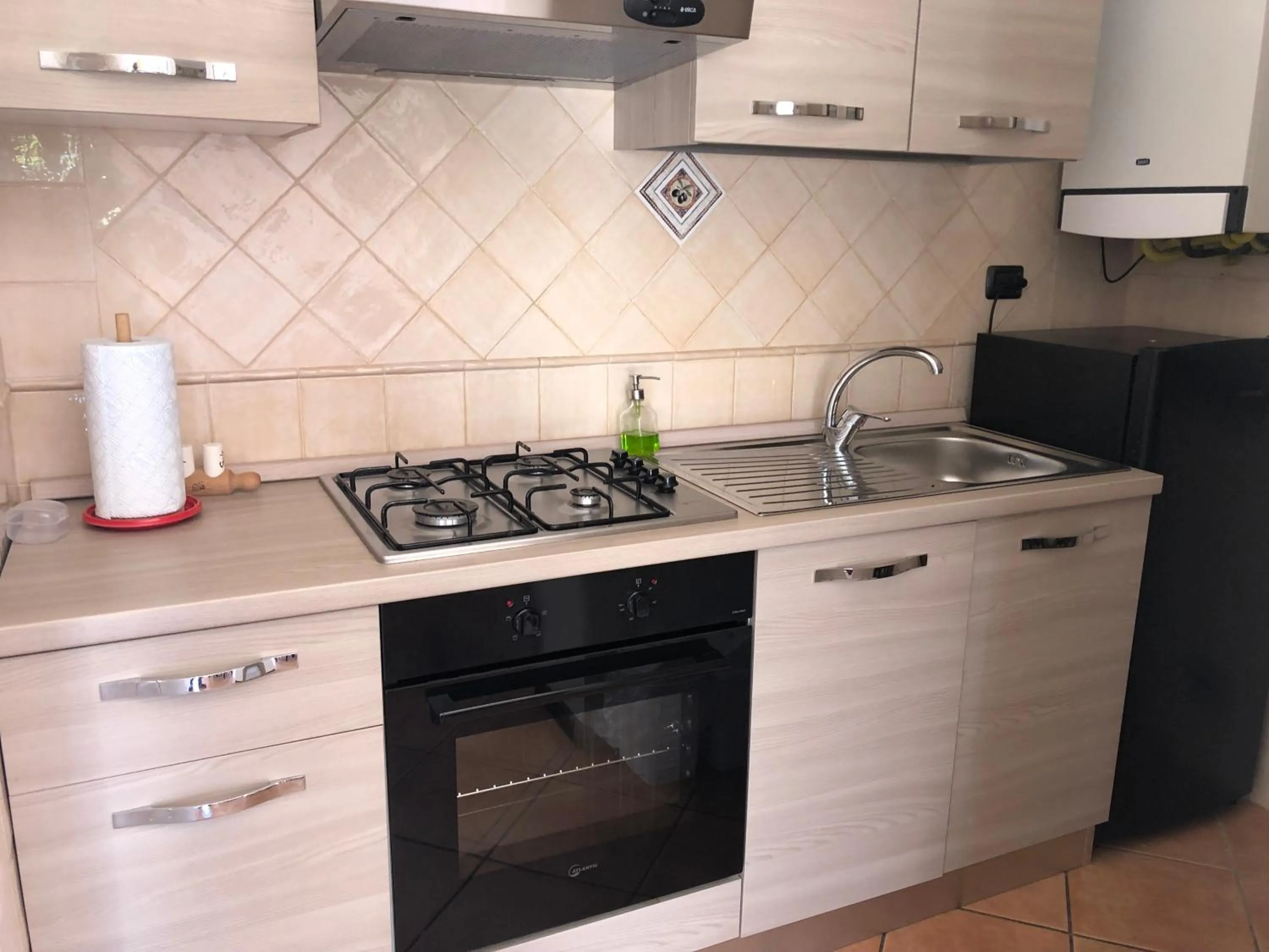 Kitchen or kitchenette in Rifugio del Cavaliere