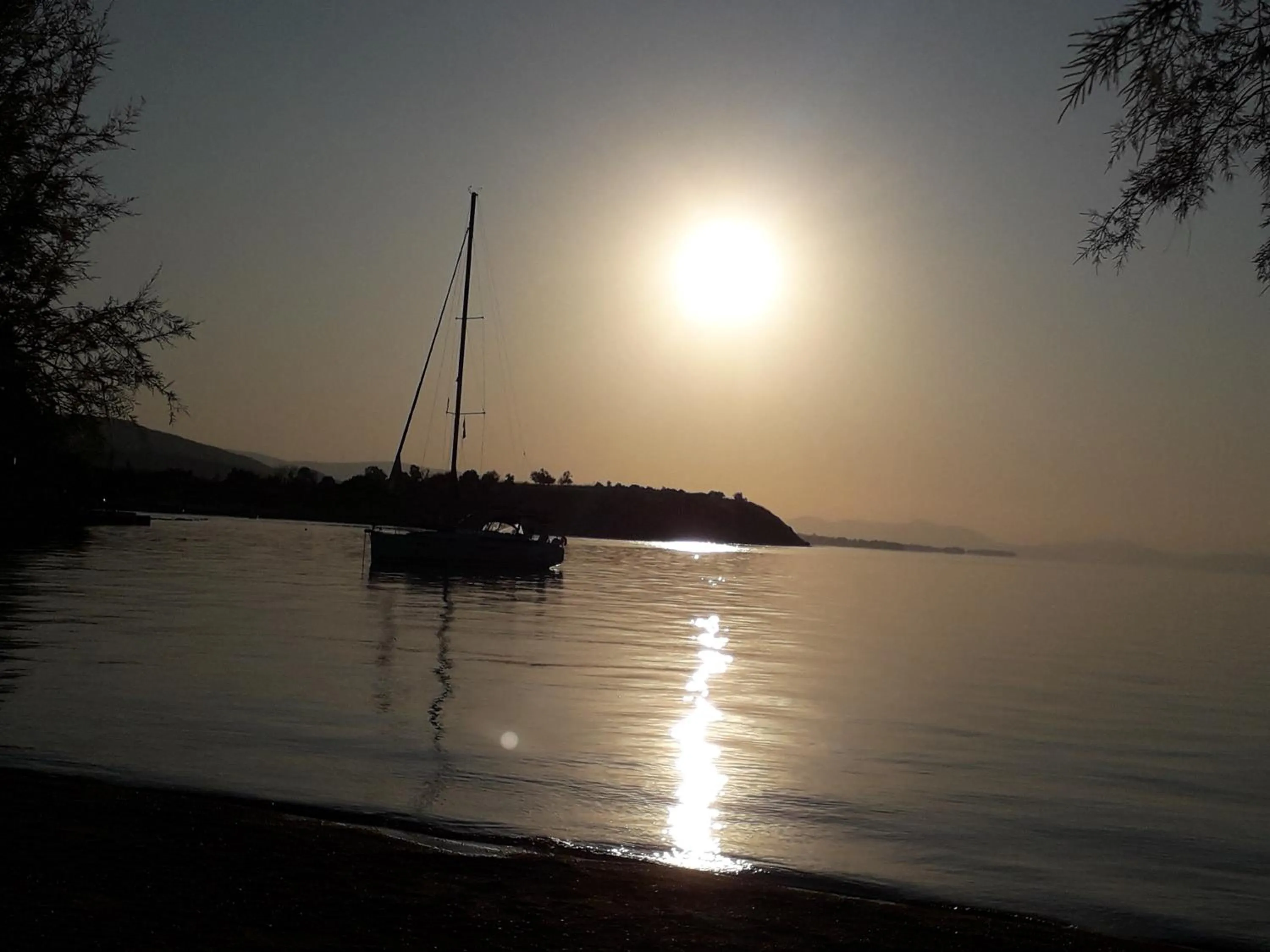 Sunset in Poseidon Hotel