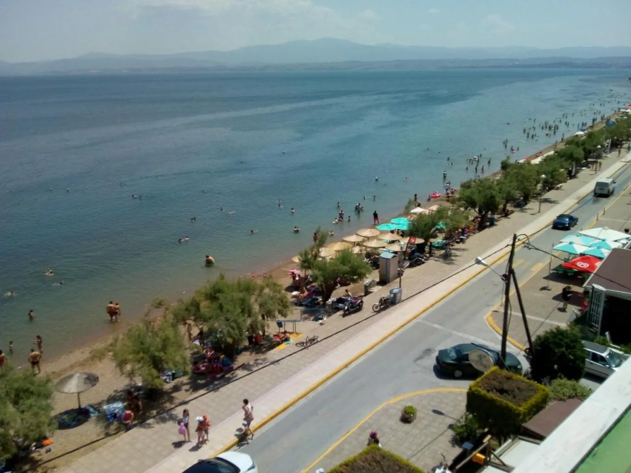 Bird's eye view in Poseidon Hotel