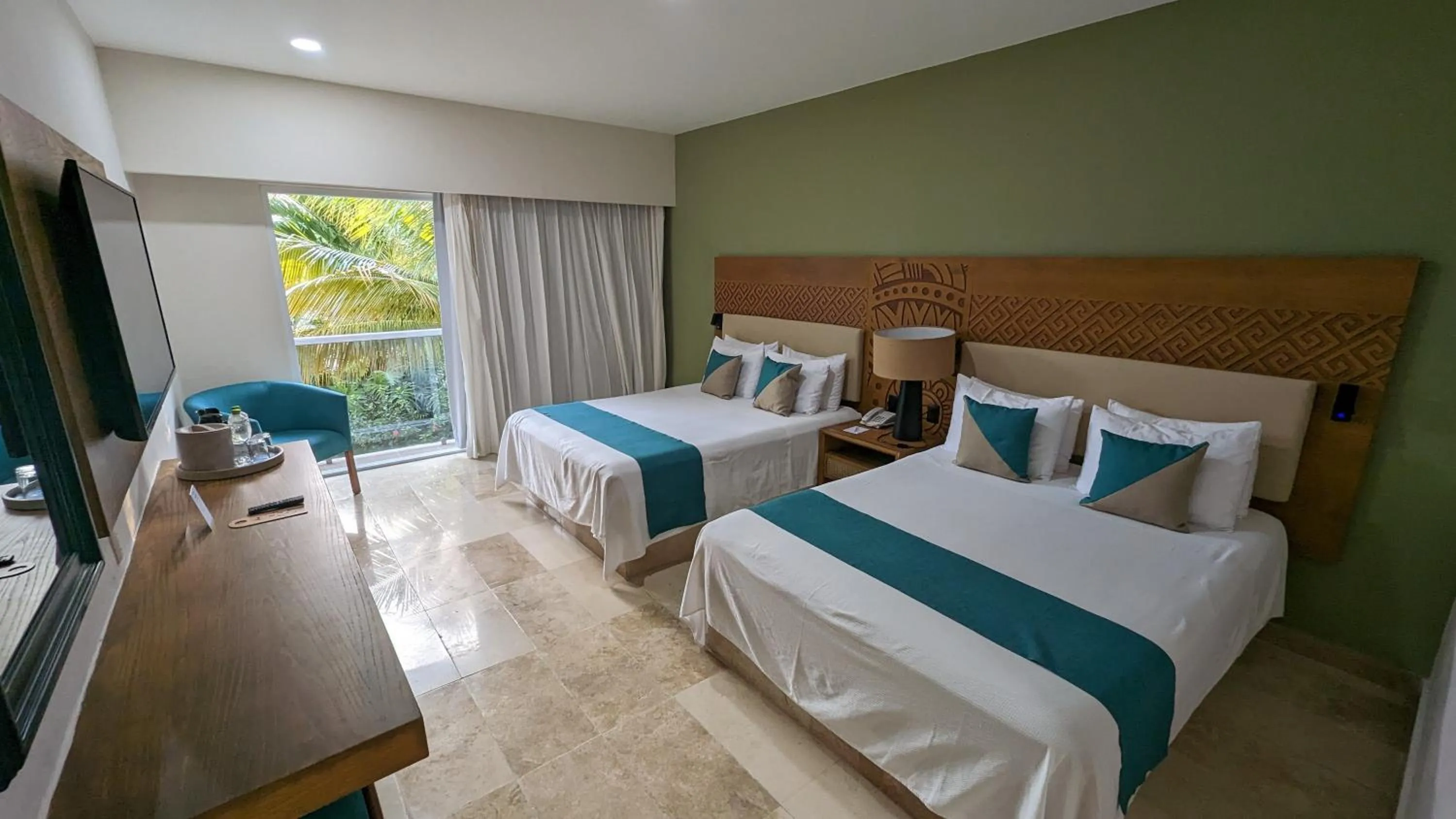 Bed in Viva Azteca by Wyndham, A Trademark All Inclusive Resort