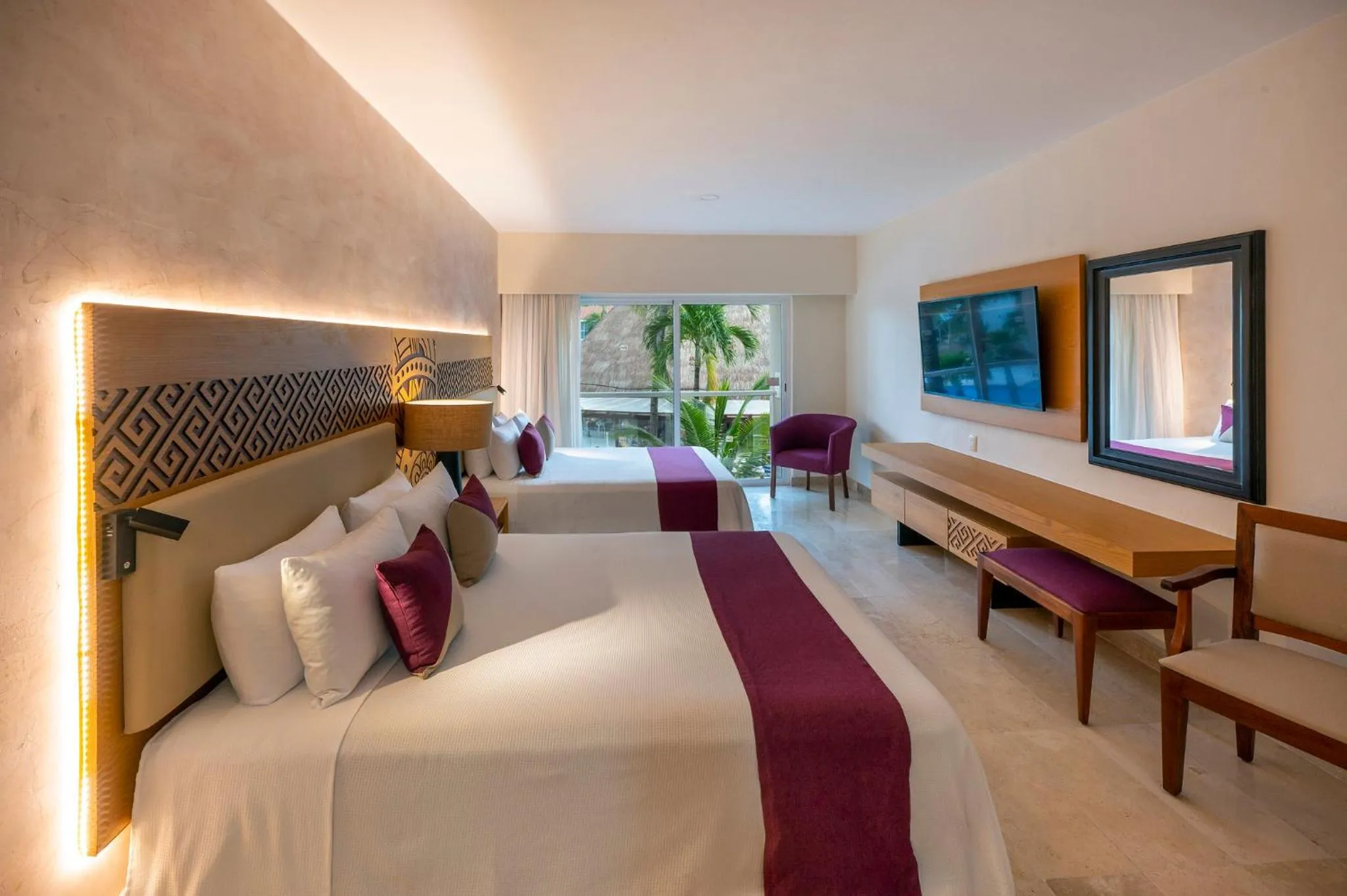 Bedroom, Bed in Viva Azteca by Wyndham, A Trademark All Inclusive Resort