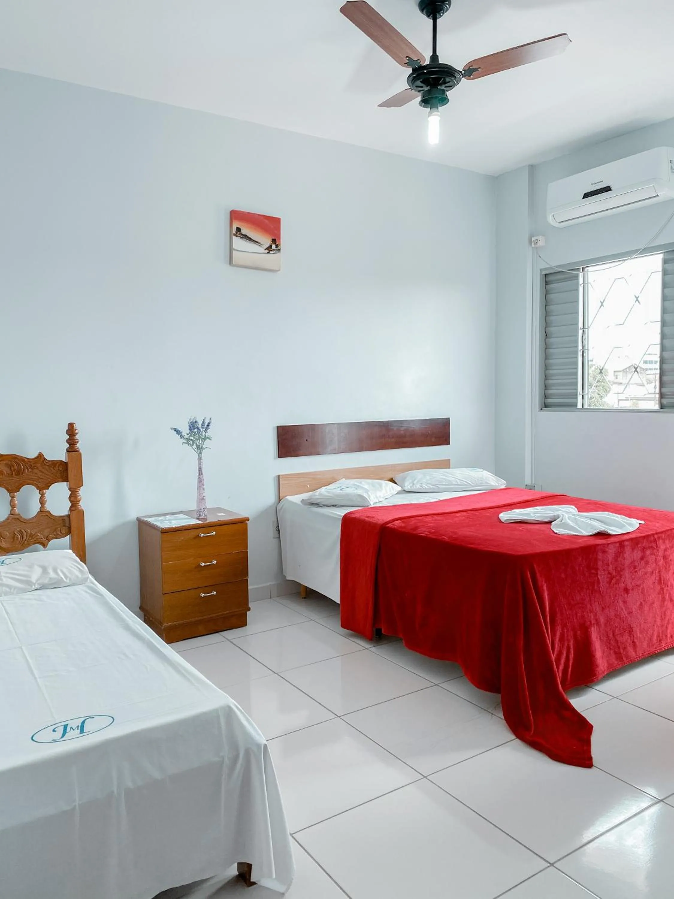 Bed in Manhattan Hotel