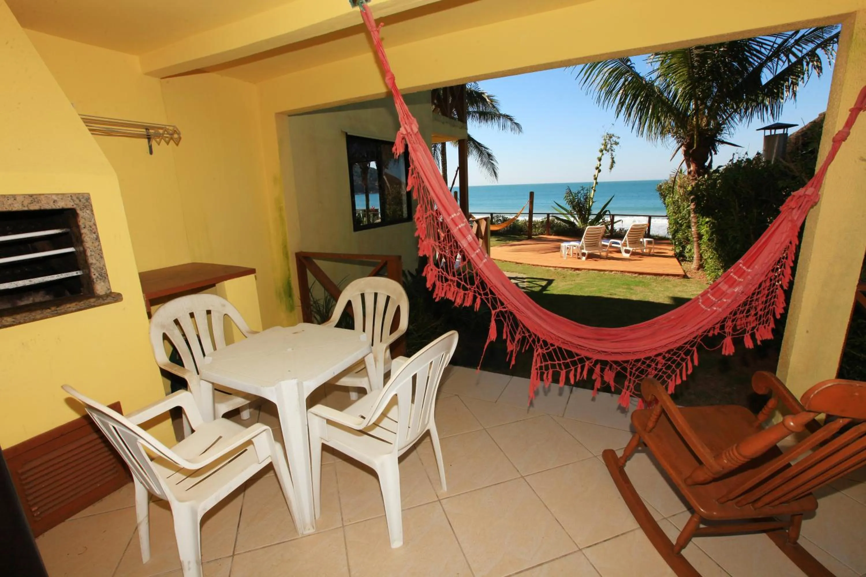 Balcony/Terrace in Pousada Hibisco