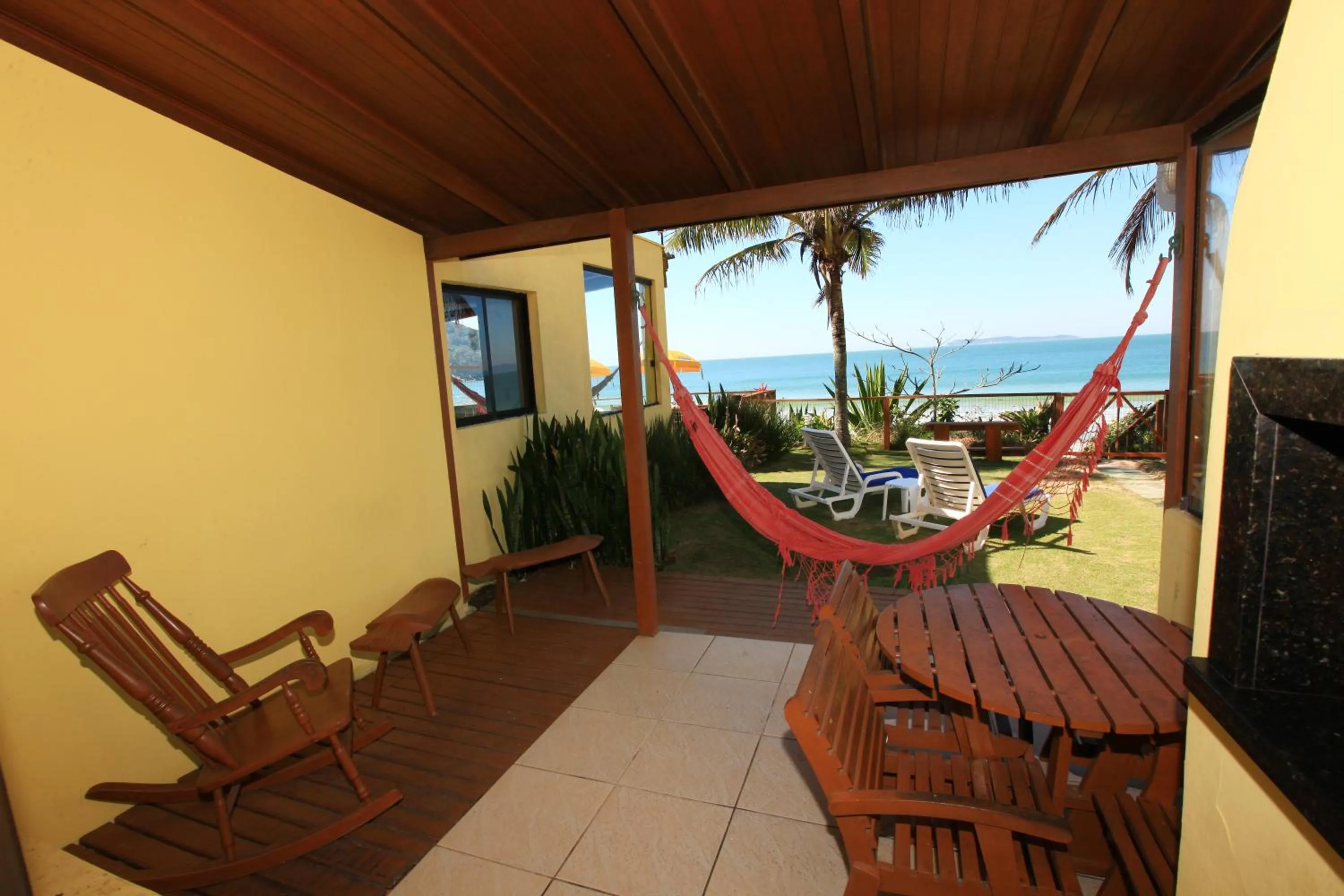 Balcony/Terrace in Pousada Hibisco