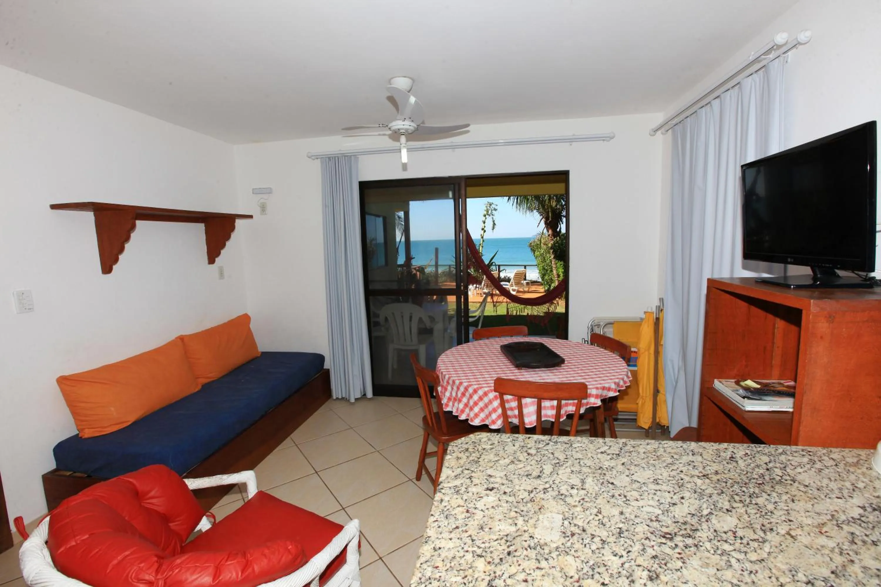 Living room in Pousada Hibisco