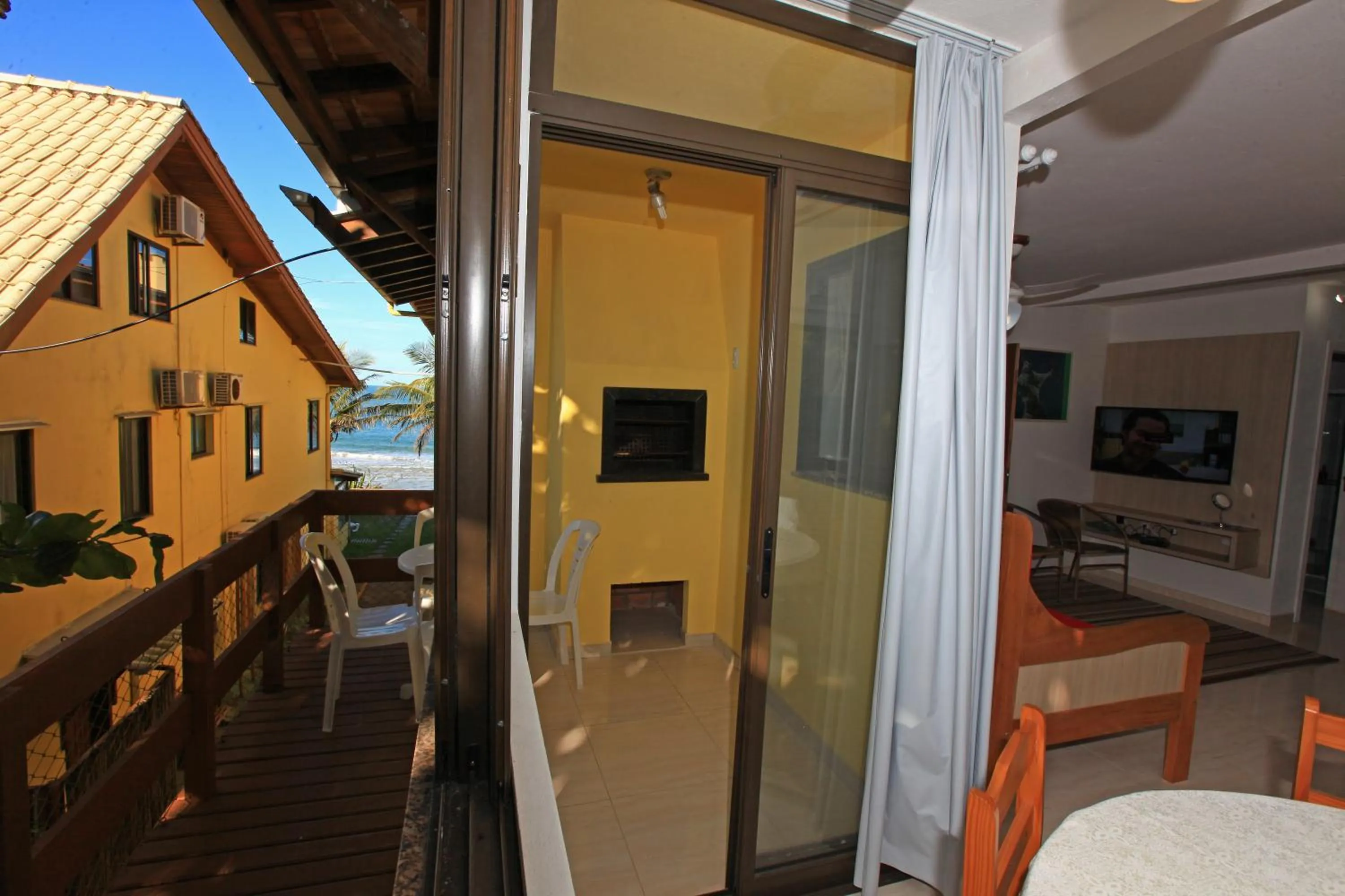 Balcony/Terrace in Pousada Hibisco