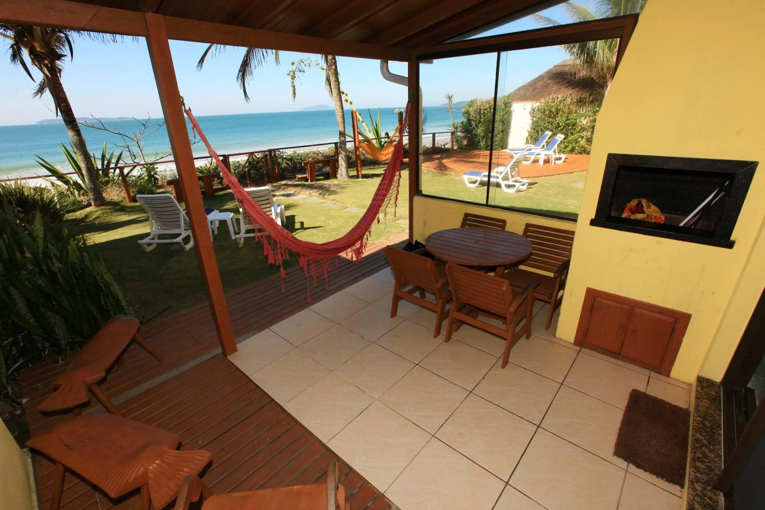 Balcony/Terrace in Pousada Hibisco