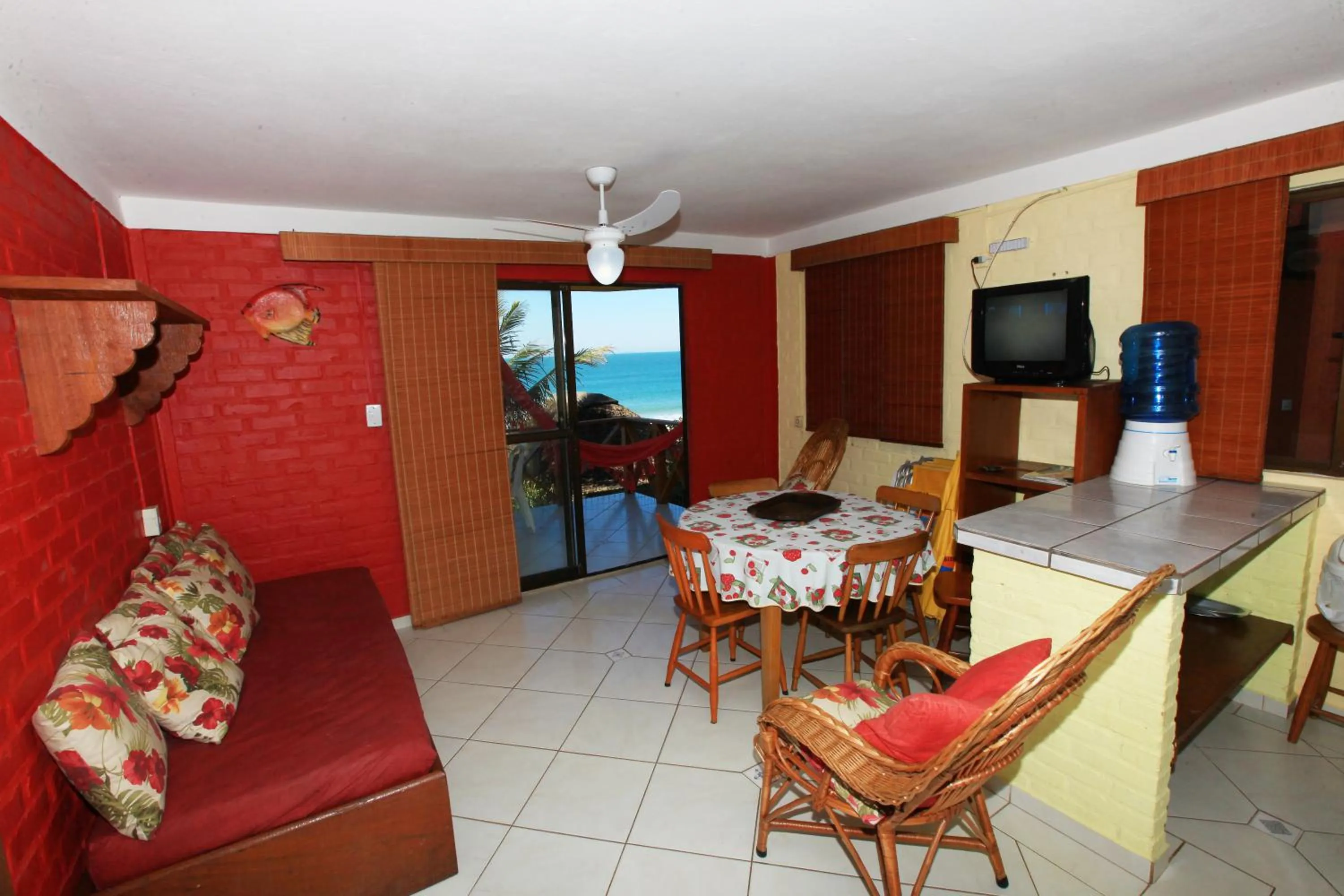 Living room in Pousada Hibisco