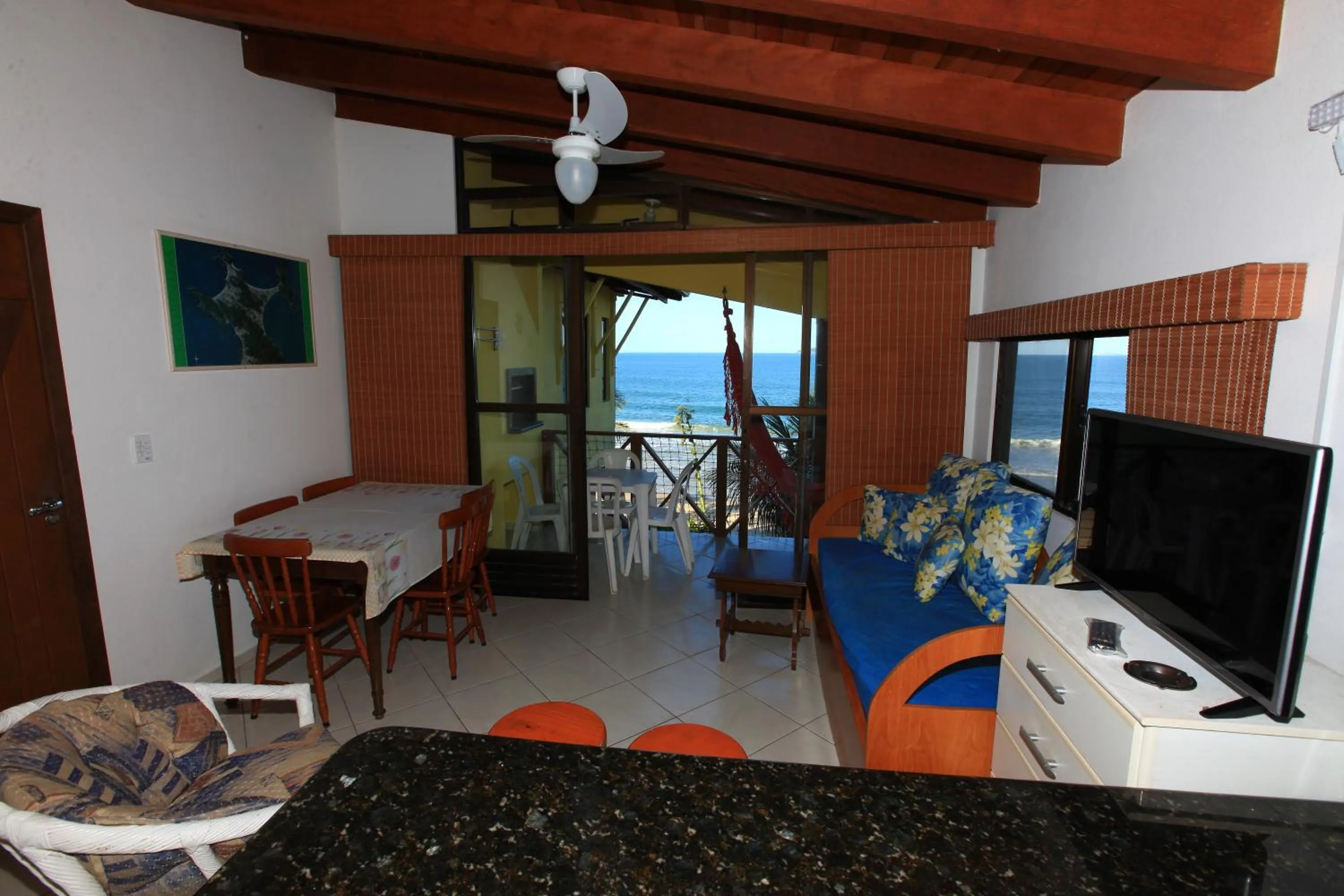 Living room in Pousada Hibisco