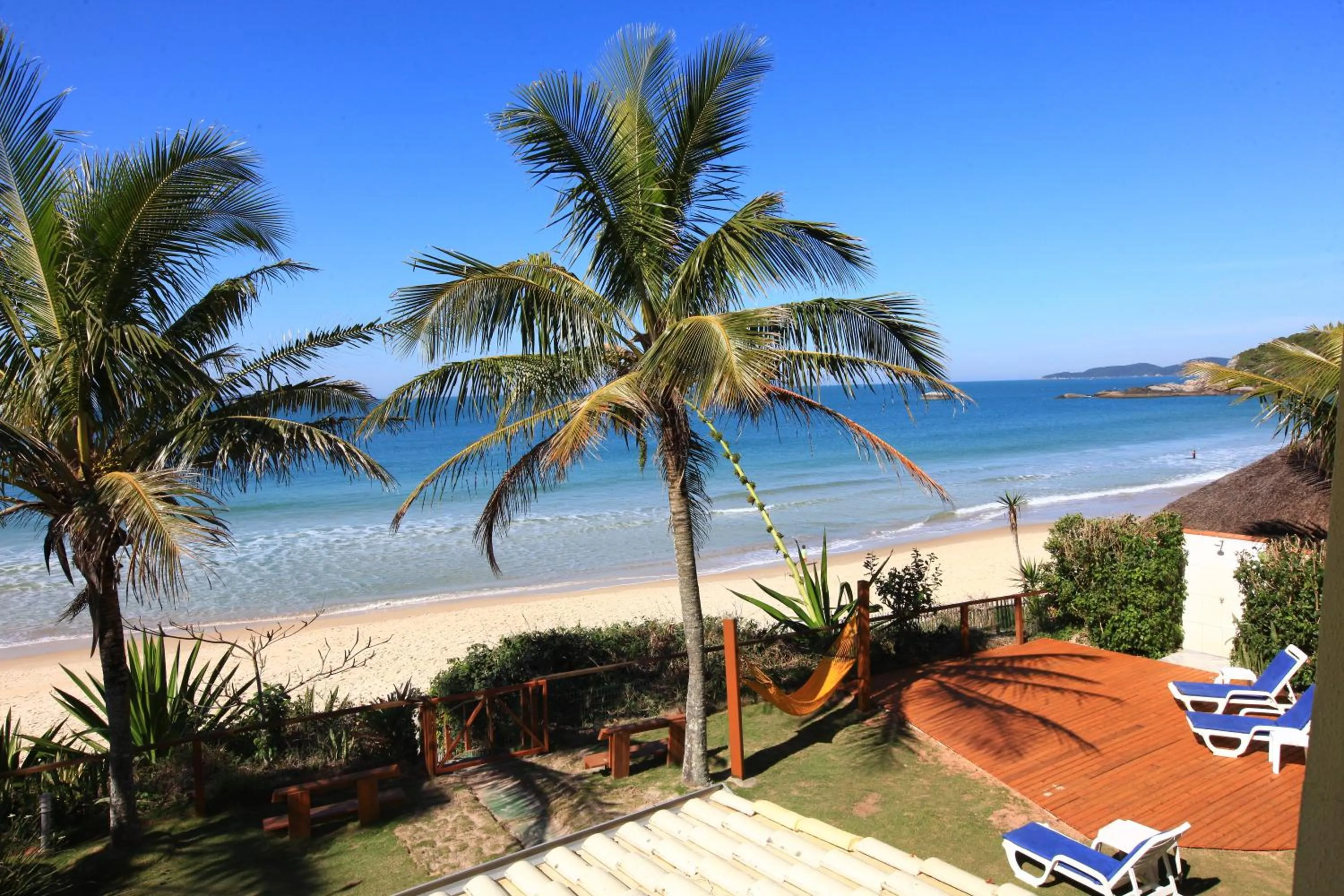 Balcony/Terrace in Pousada Hibisco