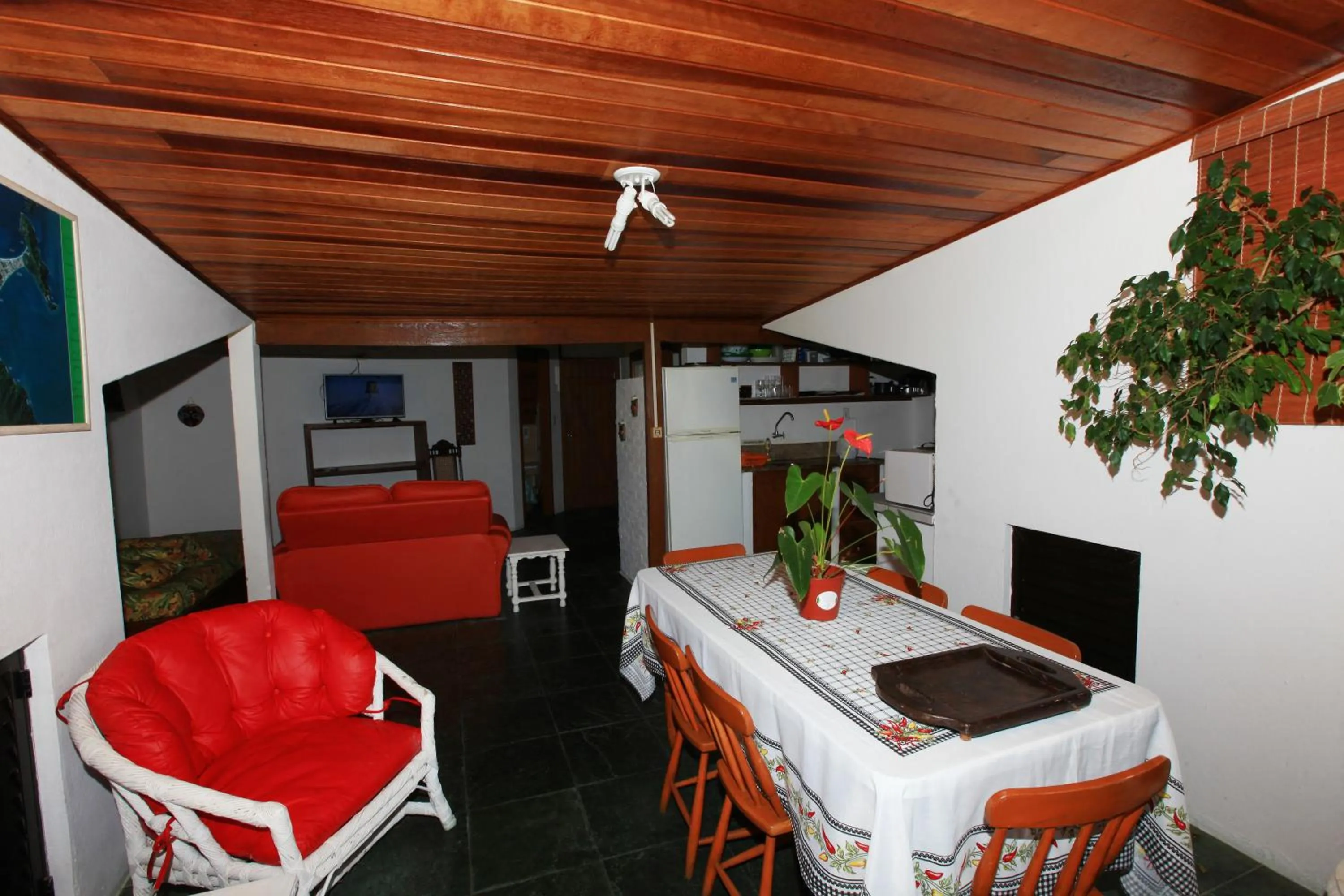 Living room in Pousada Hibisco