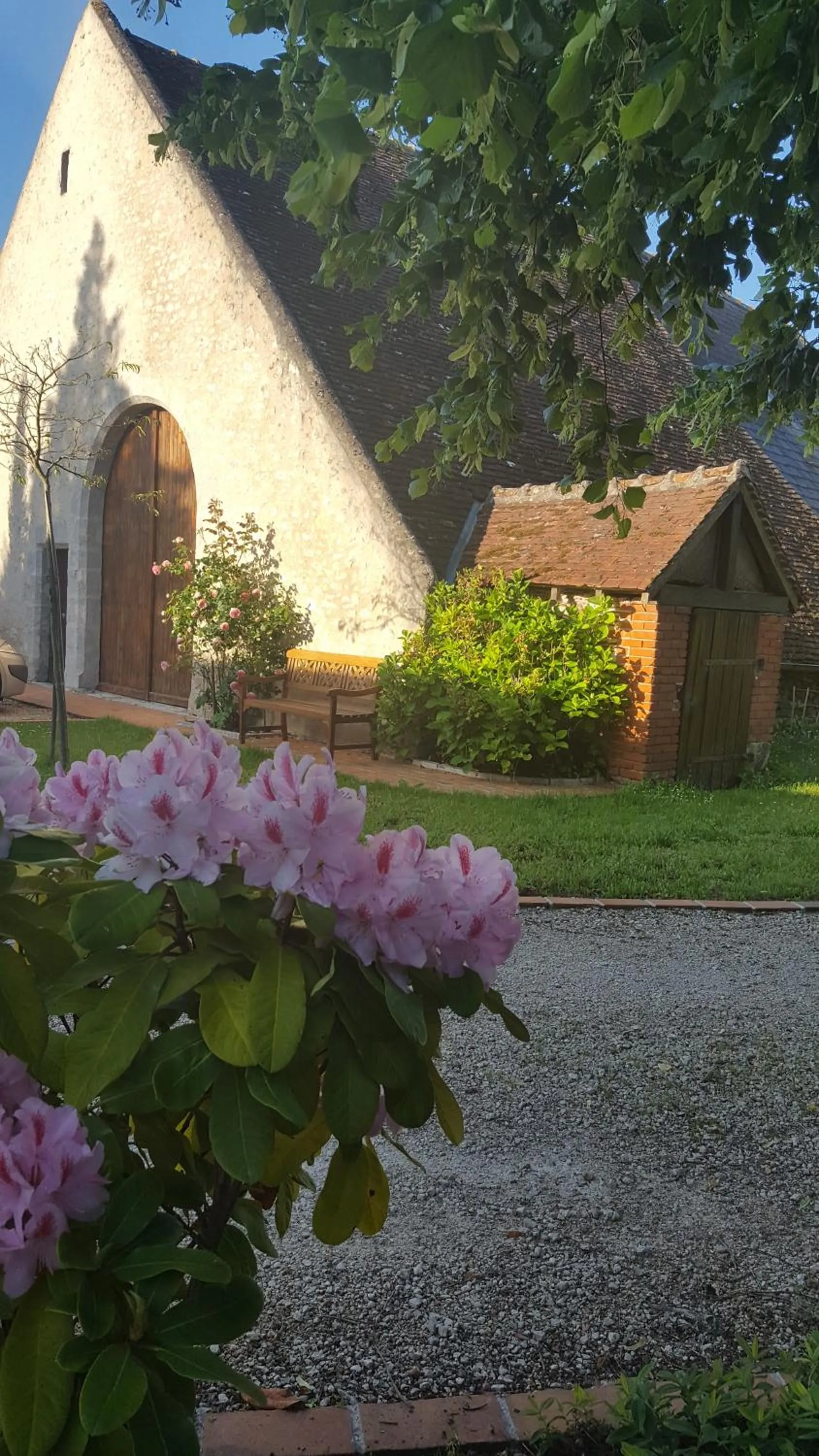 Garden in closerie des laudieres
