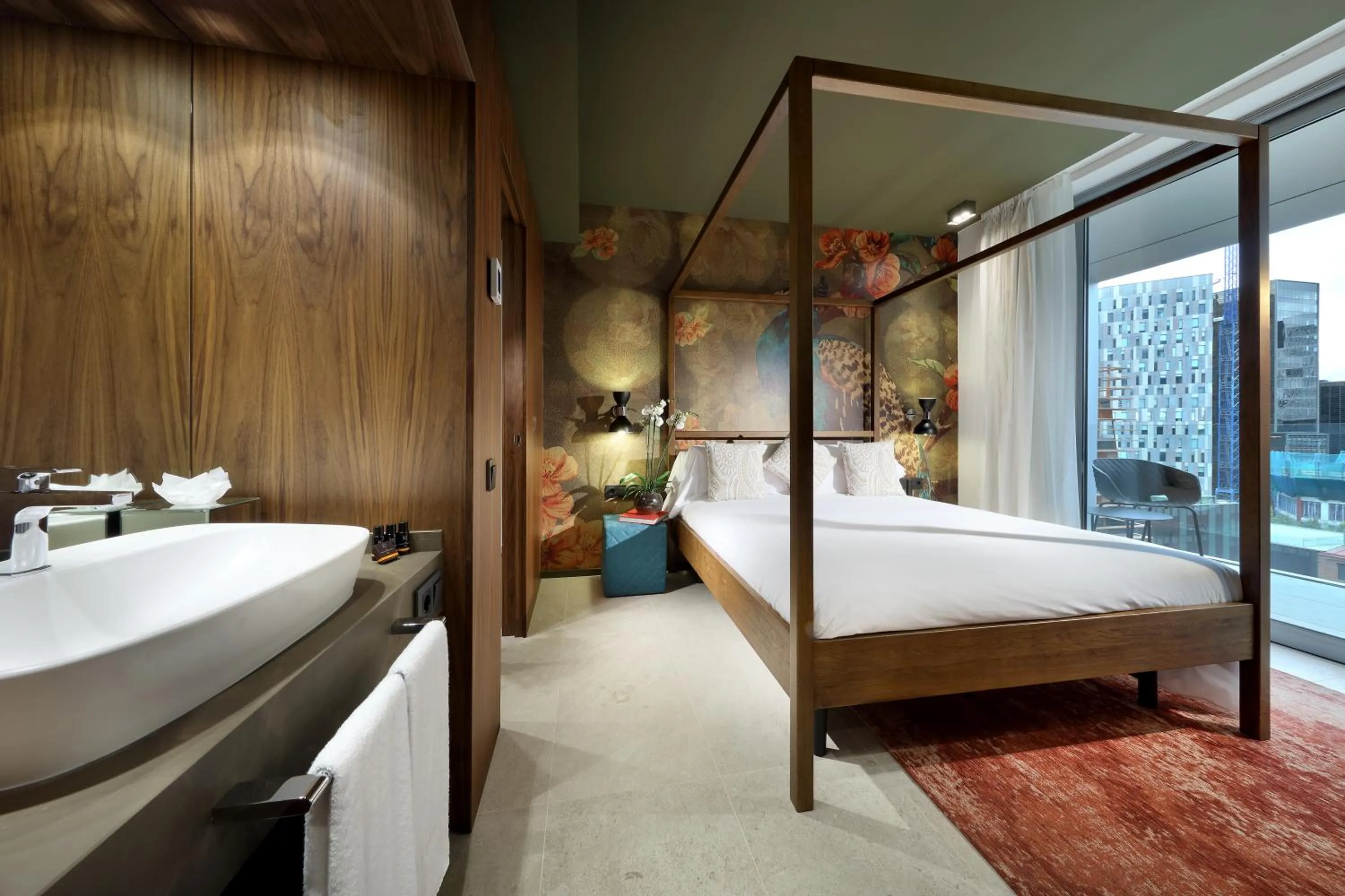 Balcony/Terrace, Bed in Hotel SB Glow 4 Sup