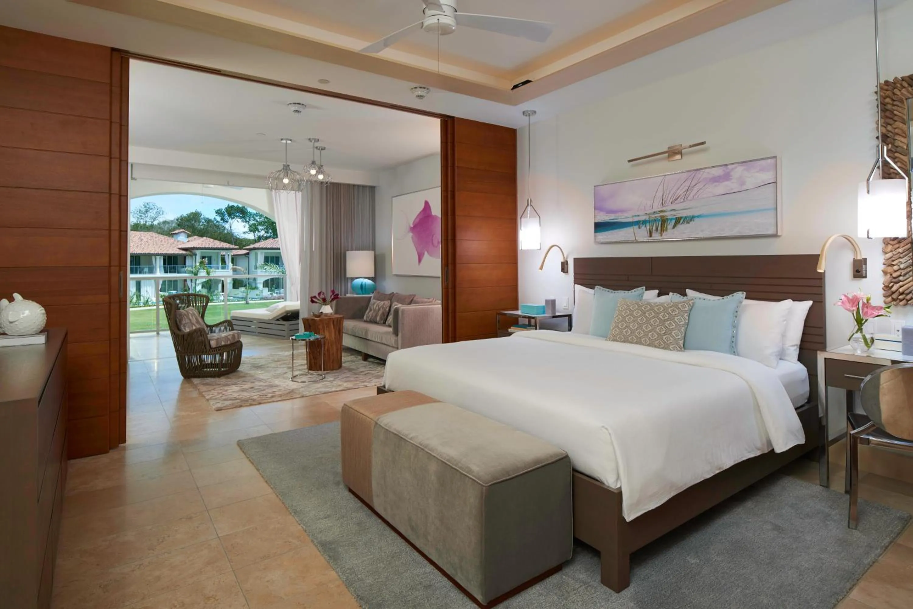 Royal Seaside Crystal Lagoon One Bedroom Oceanview Butler Suite w/ Balcony Tranquility Soaking Tub in Sandals Royal Barbados All Inclusive - Couples Only
