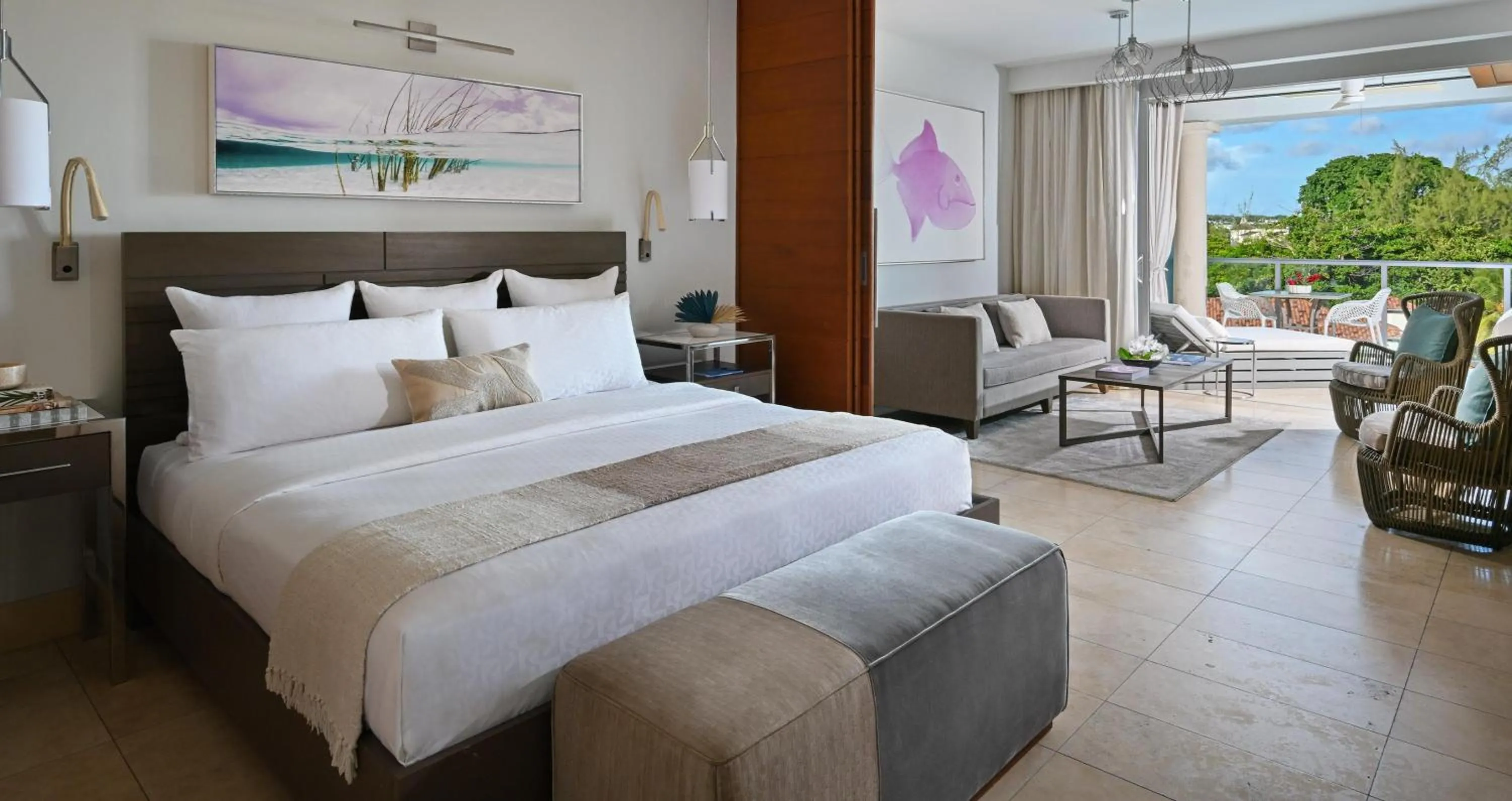 Photo of the whole room, Bed in Sandals Royal Barbados All Inclusive - Couples Only