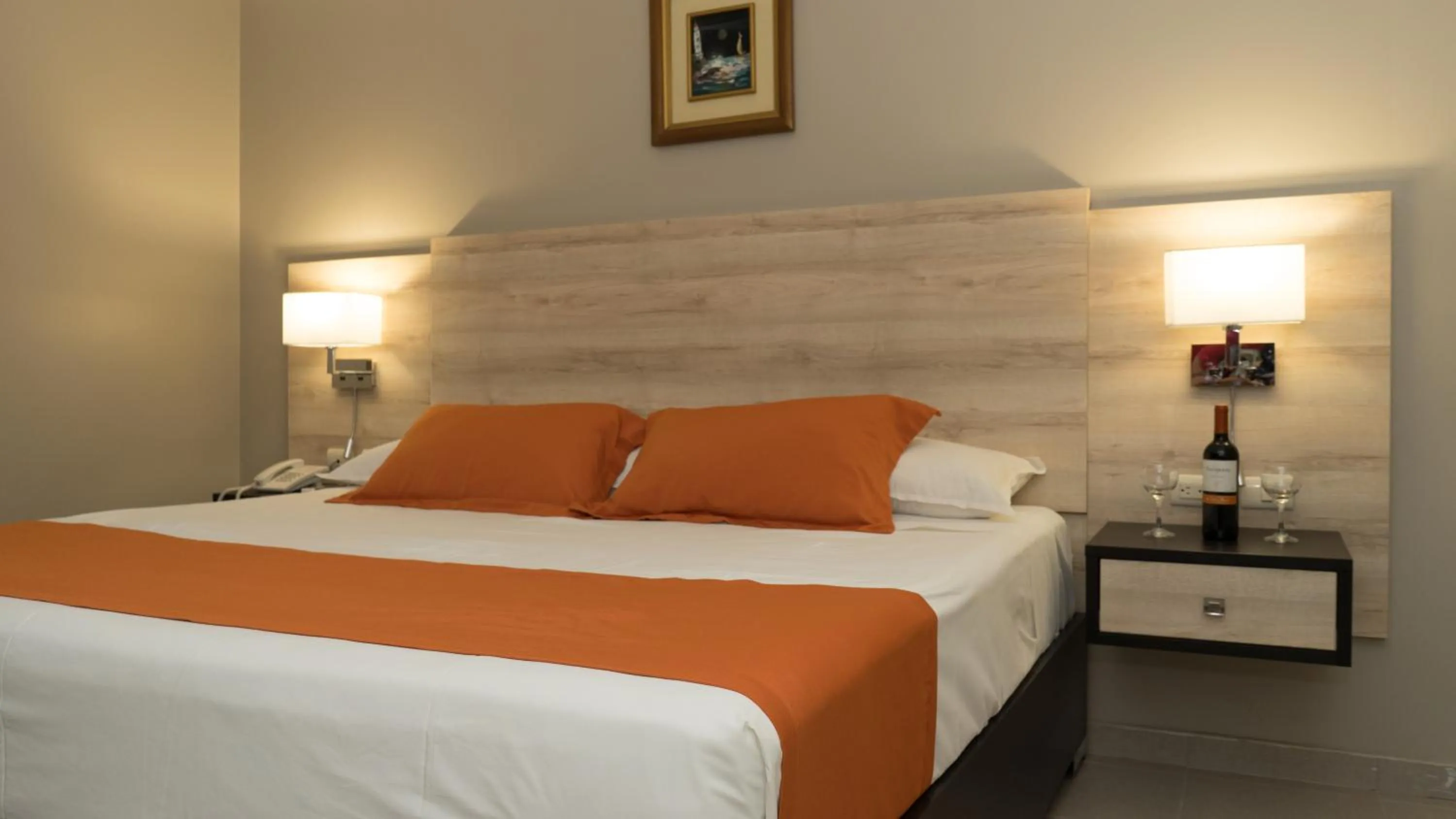 Bed in Hotel Los Almendros