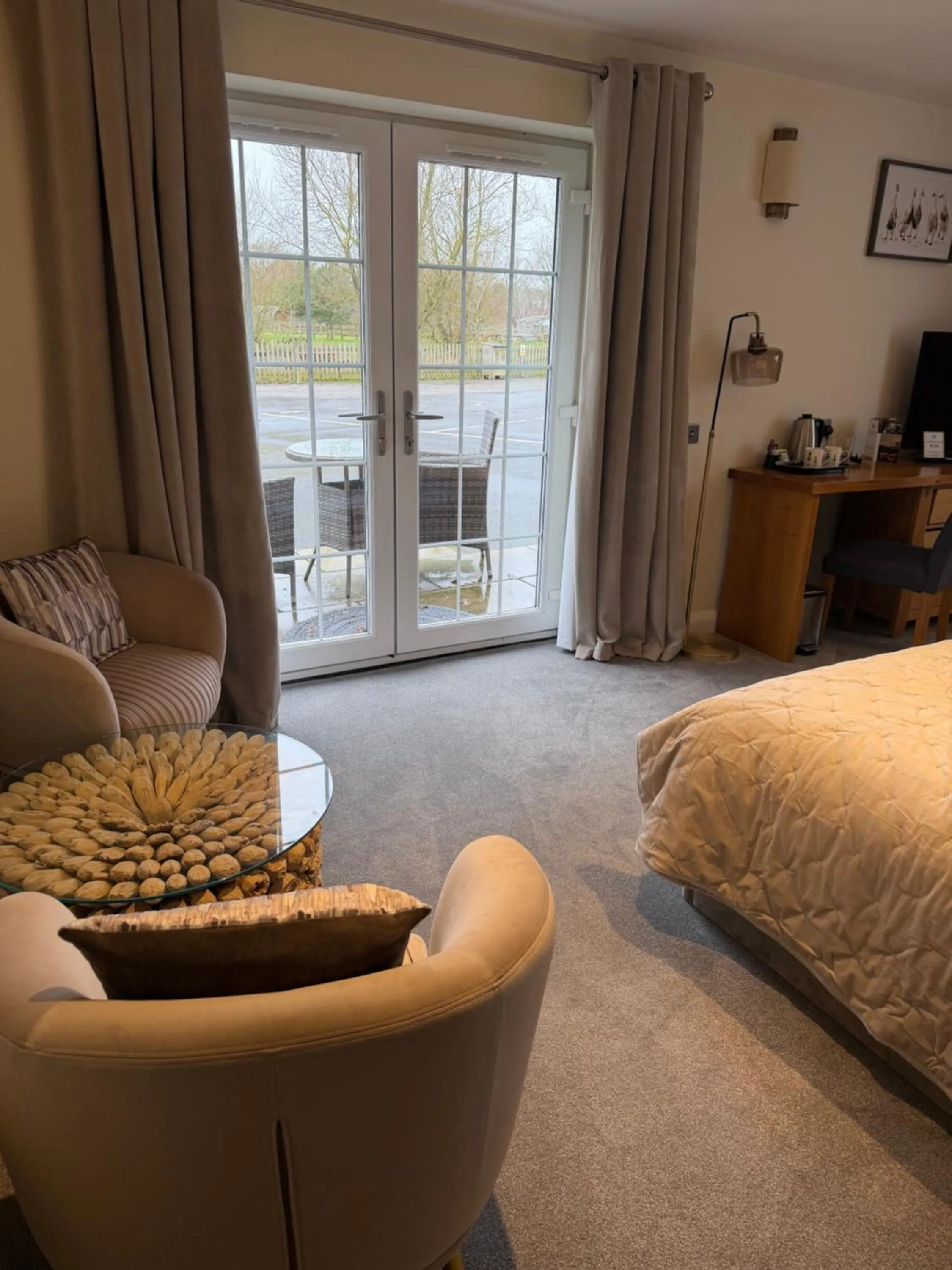 Seating area in Charnock Farm