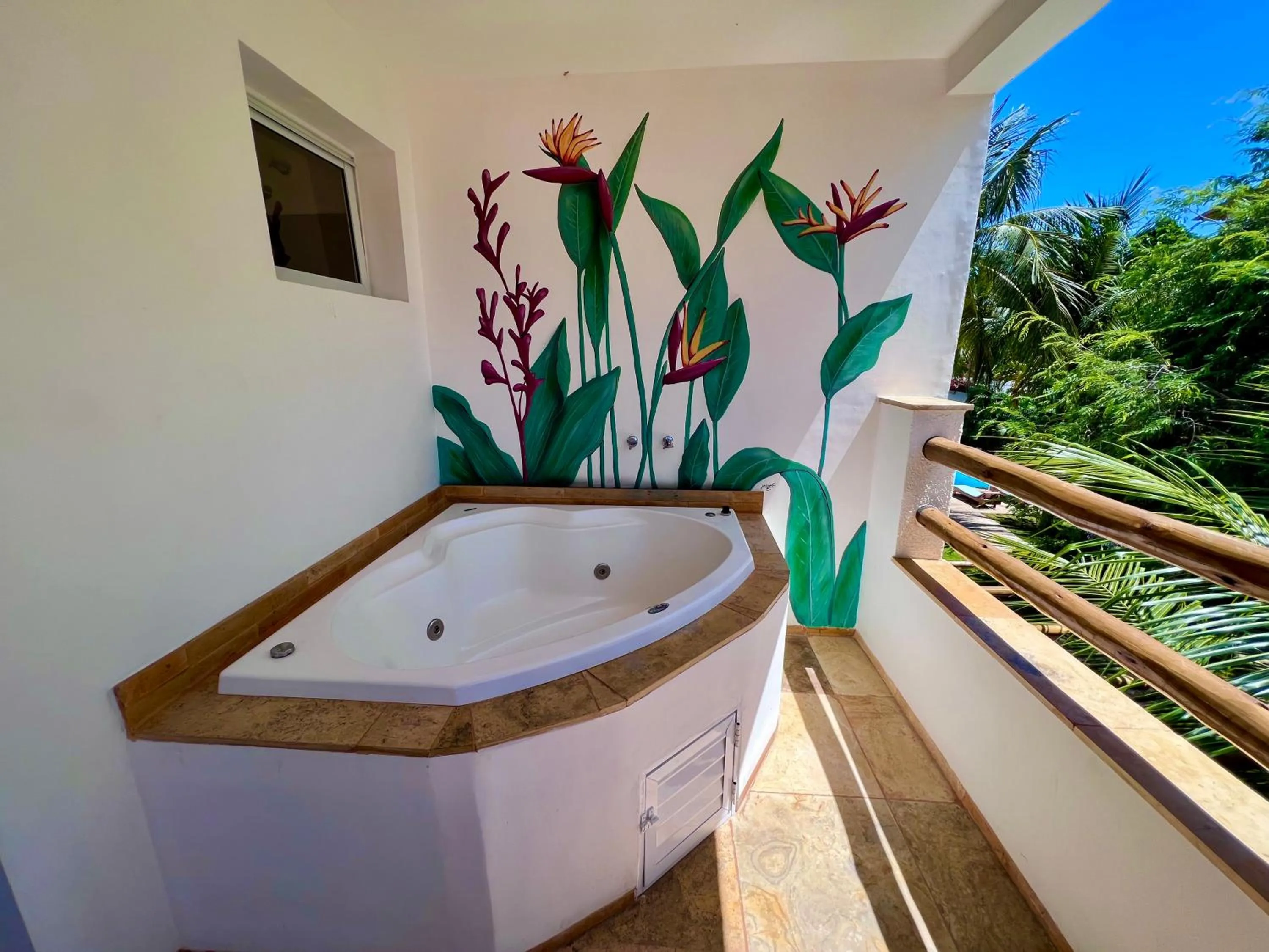 Hot Tub in Tucano Pousada