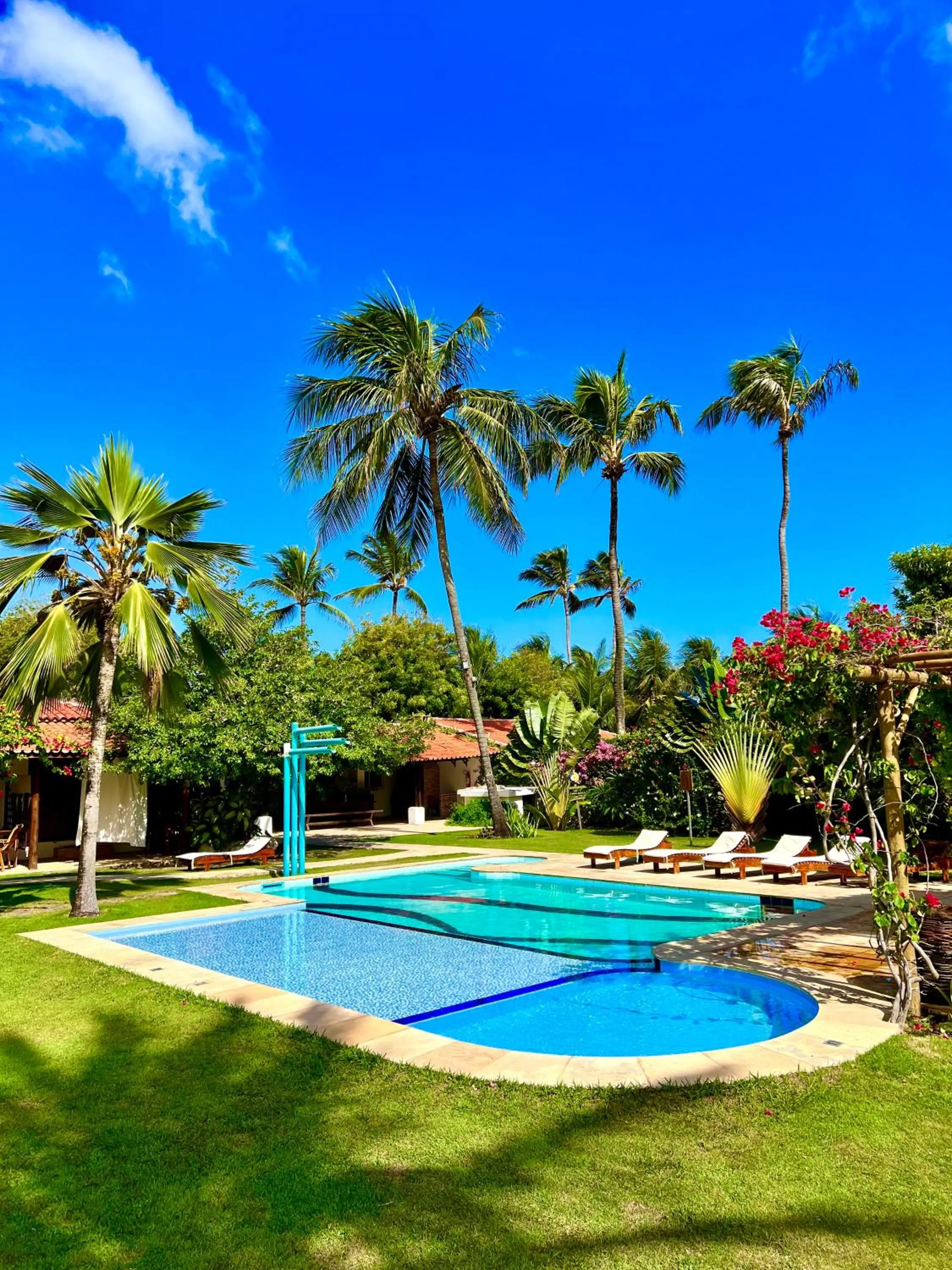 Garden in Tucano Pousada