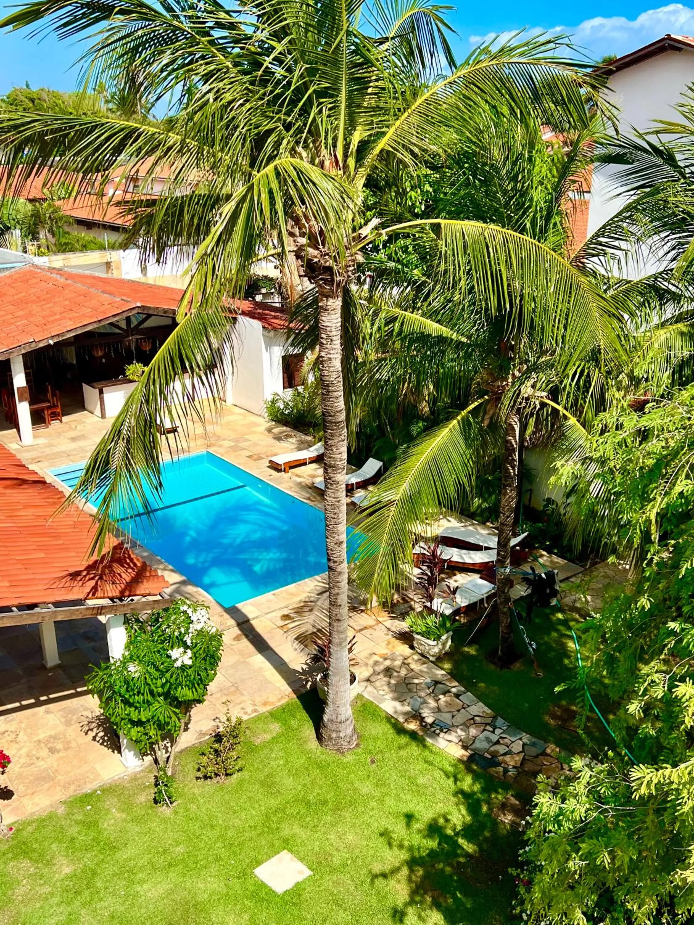 Garden in Tucano Pousada