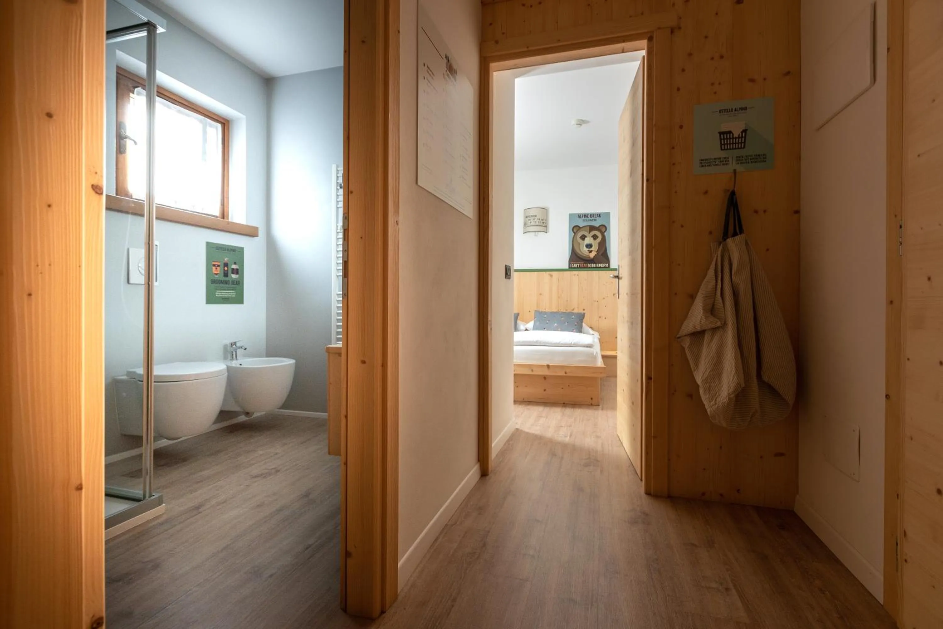 Toilet in Ostello Alpino