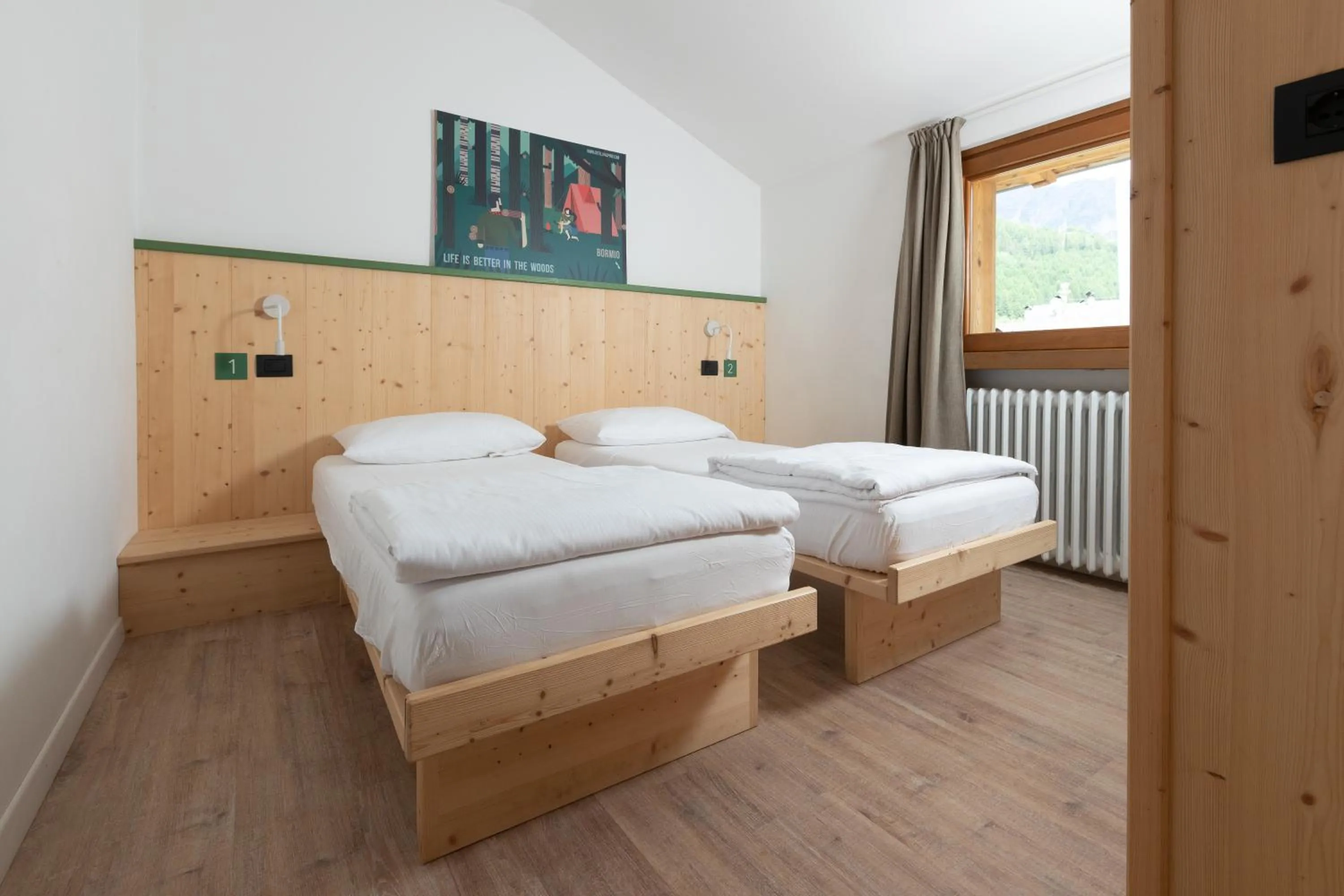 Bedroom, Bed in Ostello Alpino
