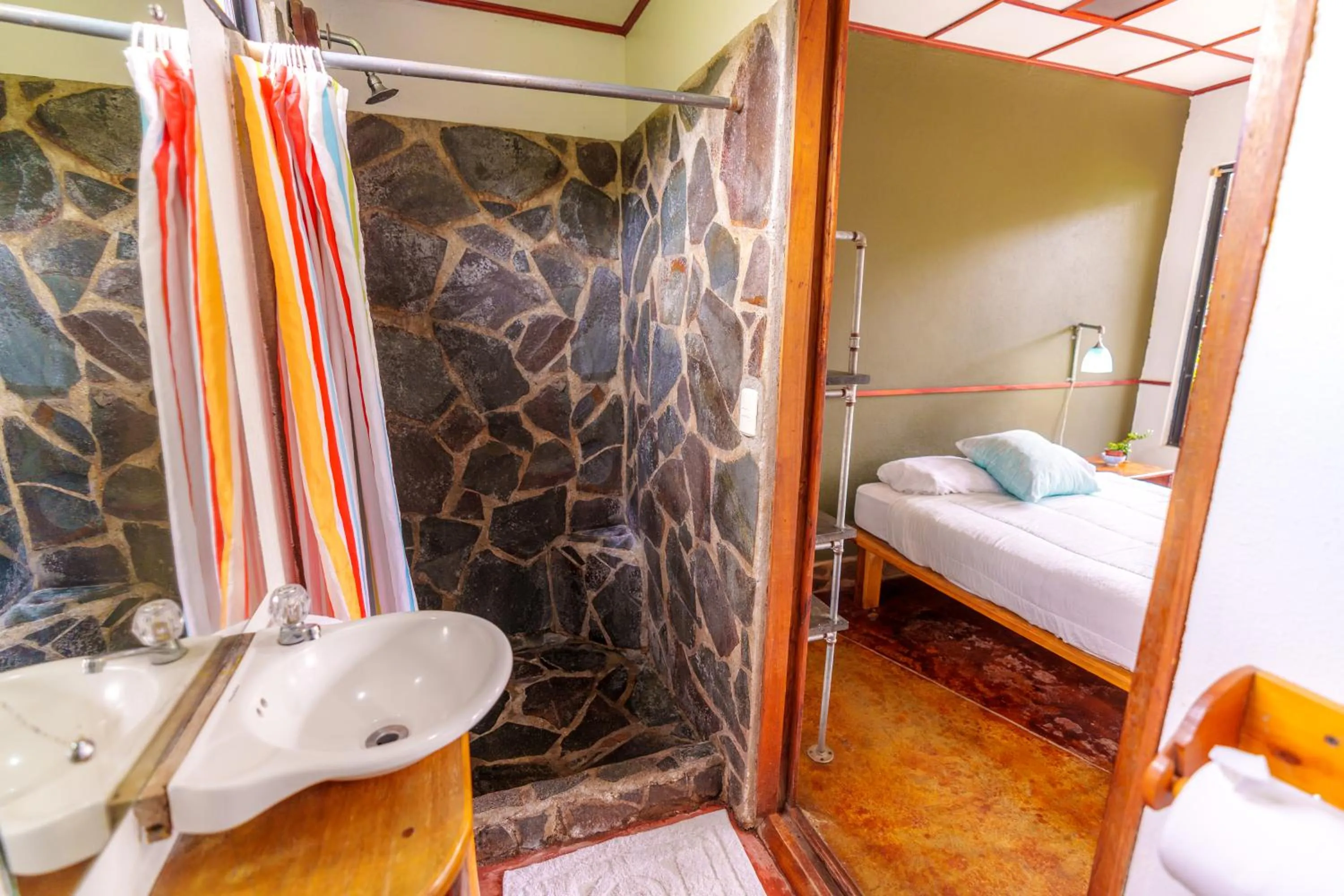 Bedroom, Bed in Pension Santa Elena