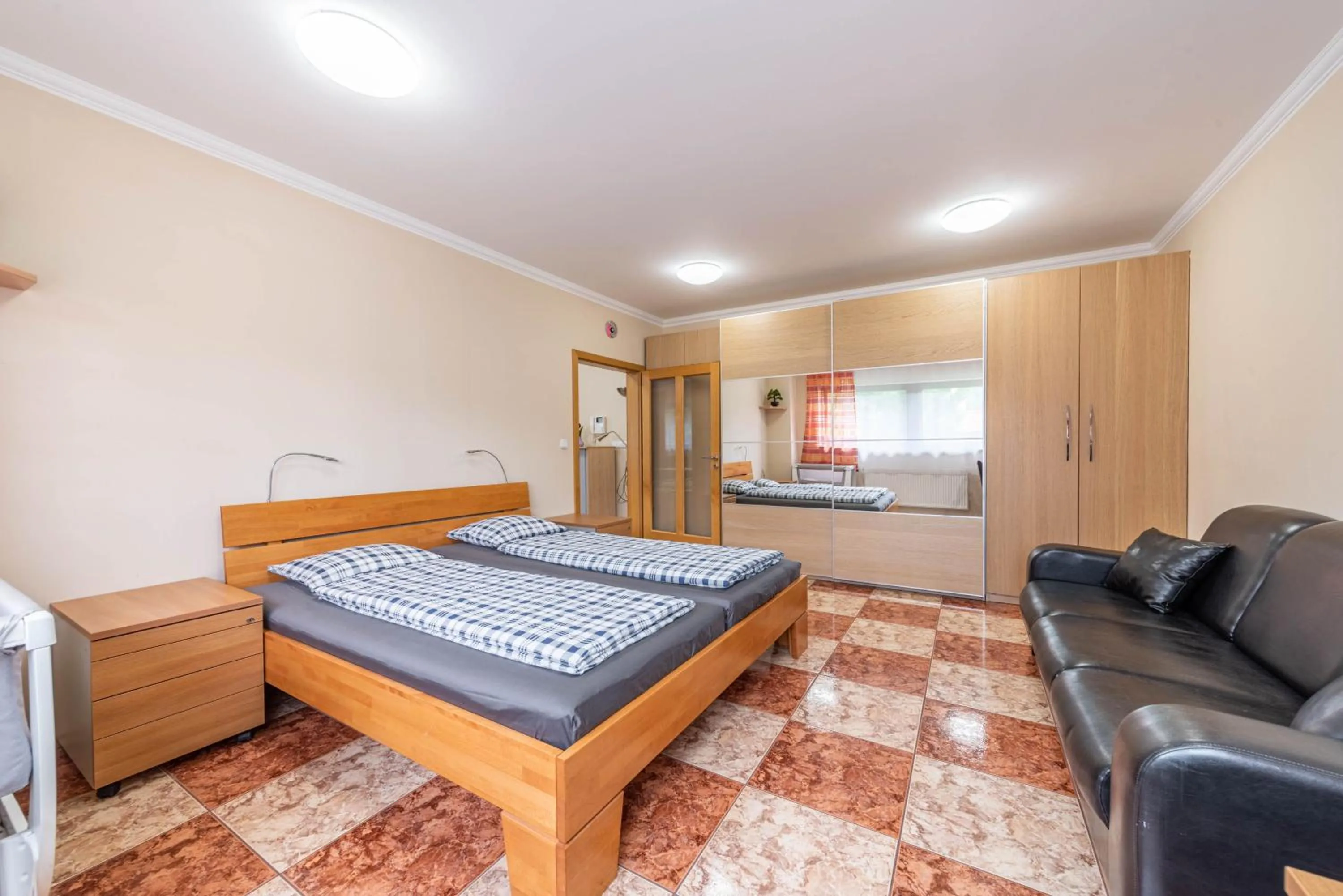 Bedroom, Bed in Apartmán blizko centra Prahy
