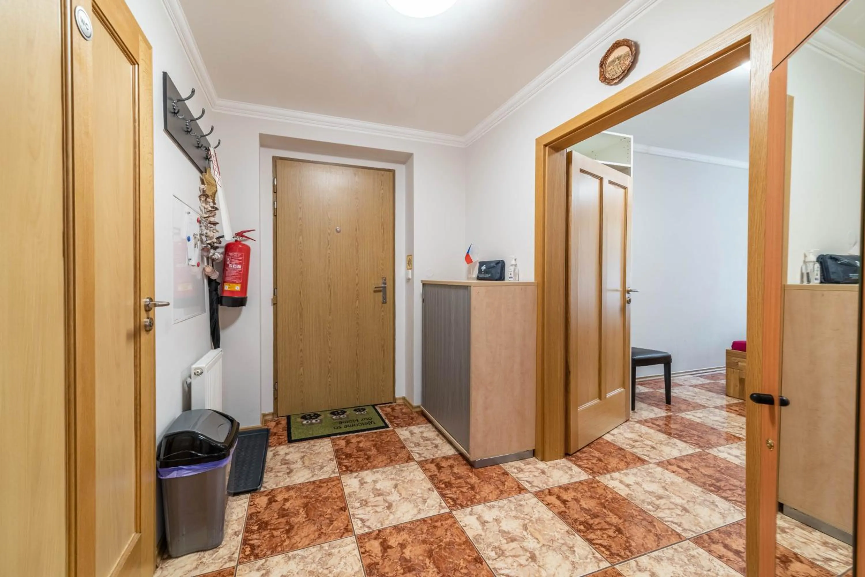 wardrobe in Apartmán blizko centra Prahy