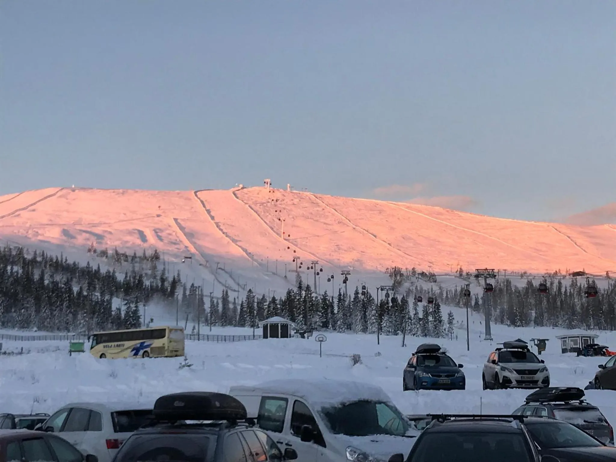 Mountain view in Starflower of Ylläs