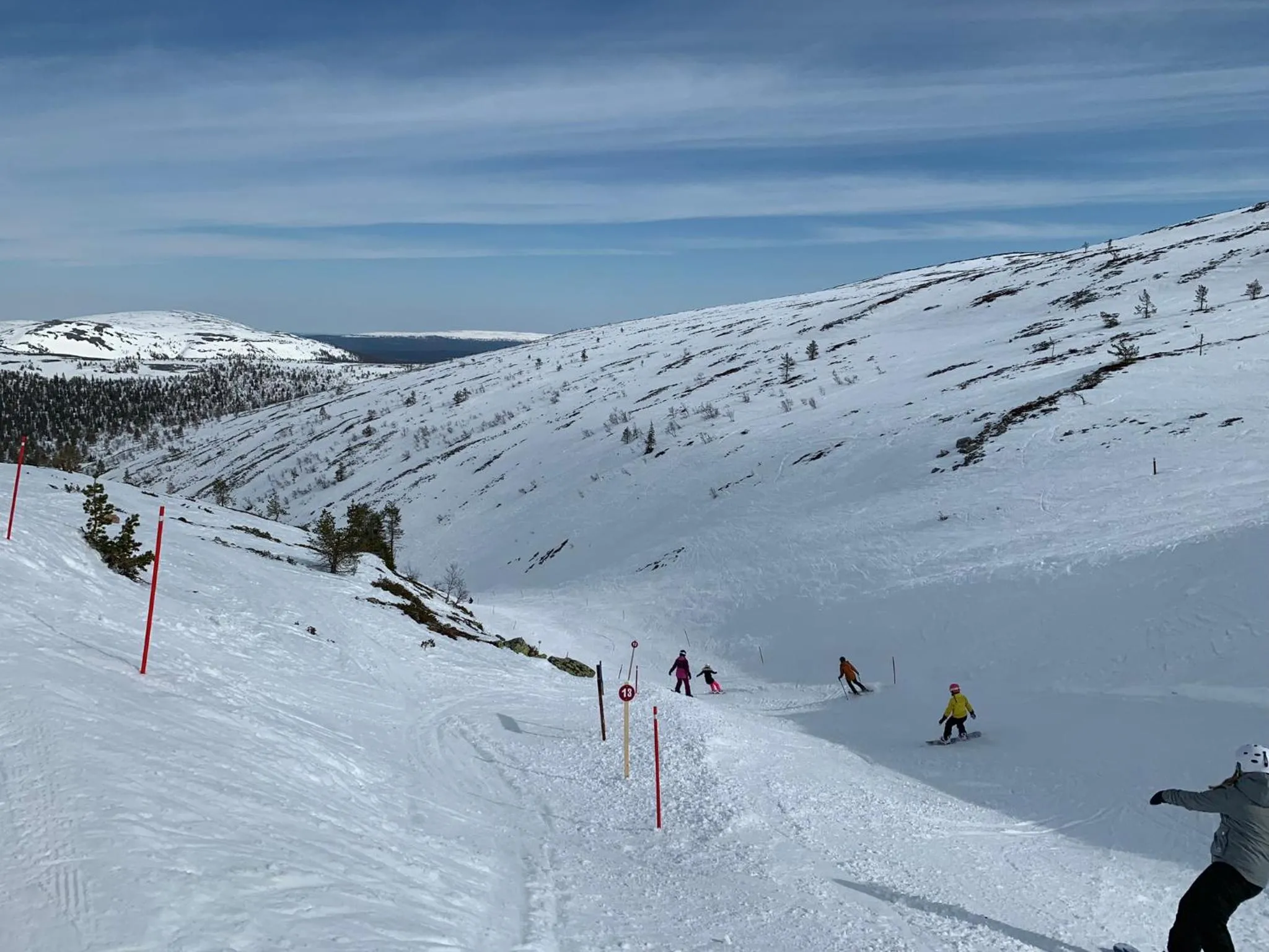Skiing in Starflower of Ylläs