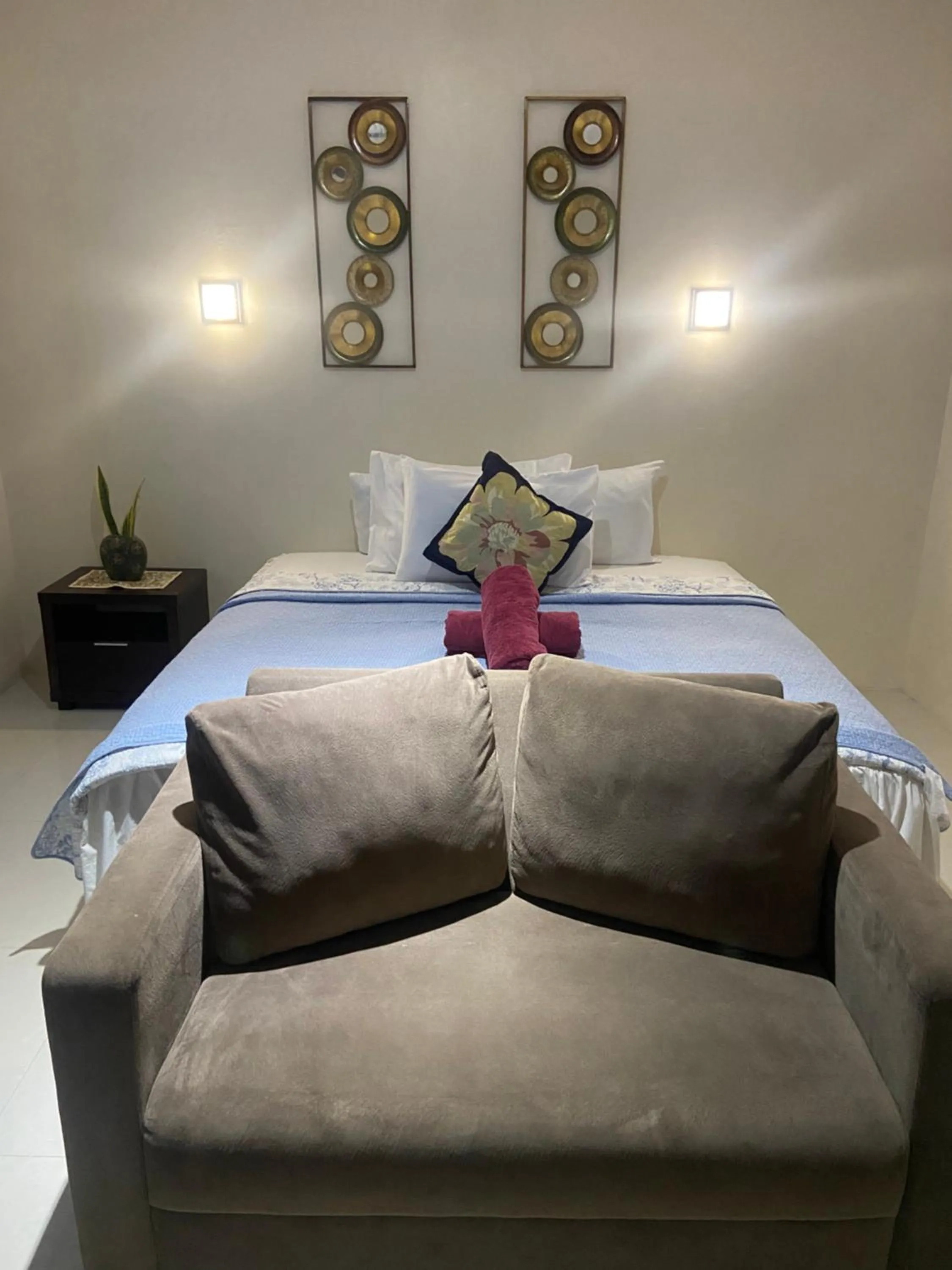 Bed in Bentrina Diving Resort