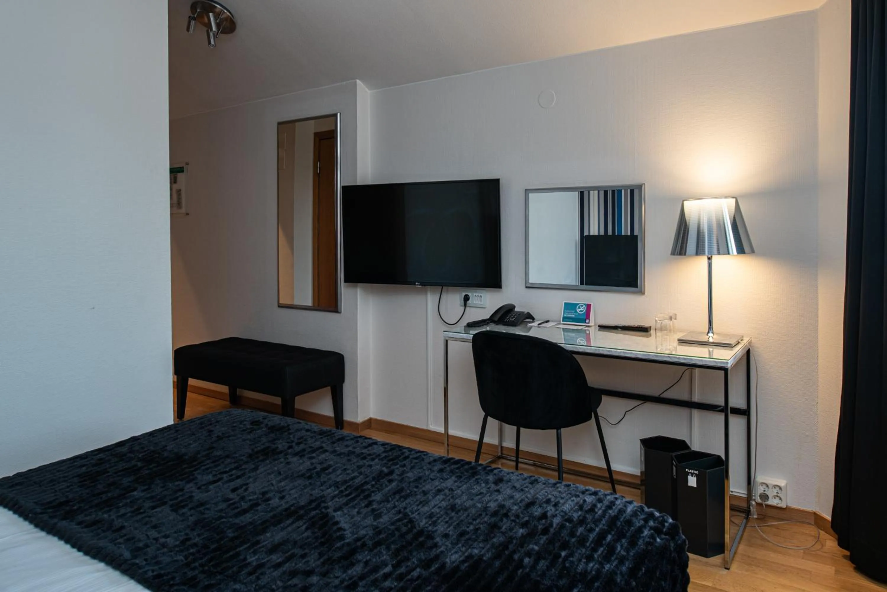 Bed in Quality Hotel Statt