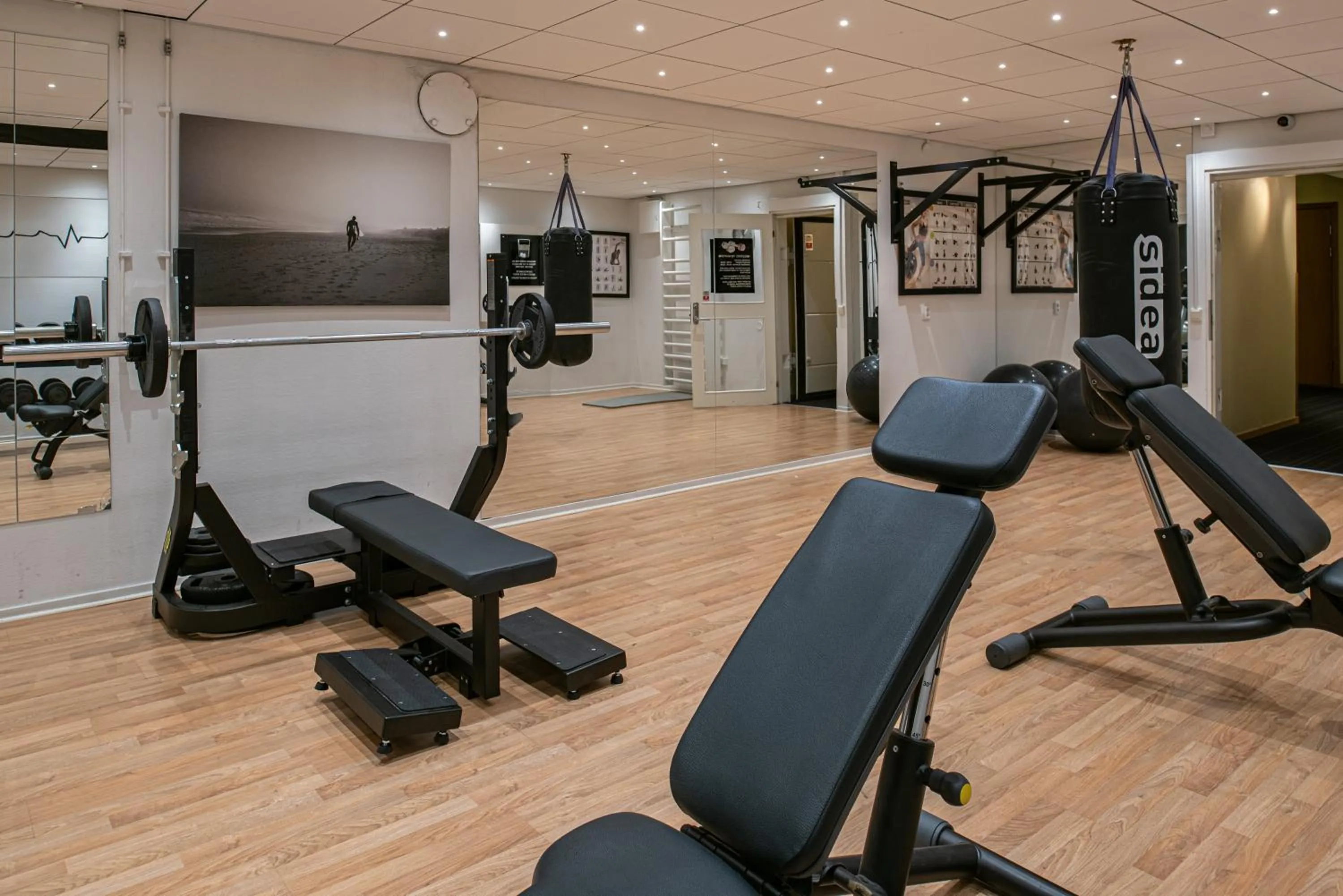 Fitness centre/facilities in Quality Hotel Statt