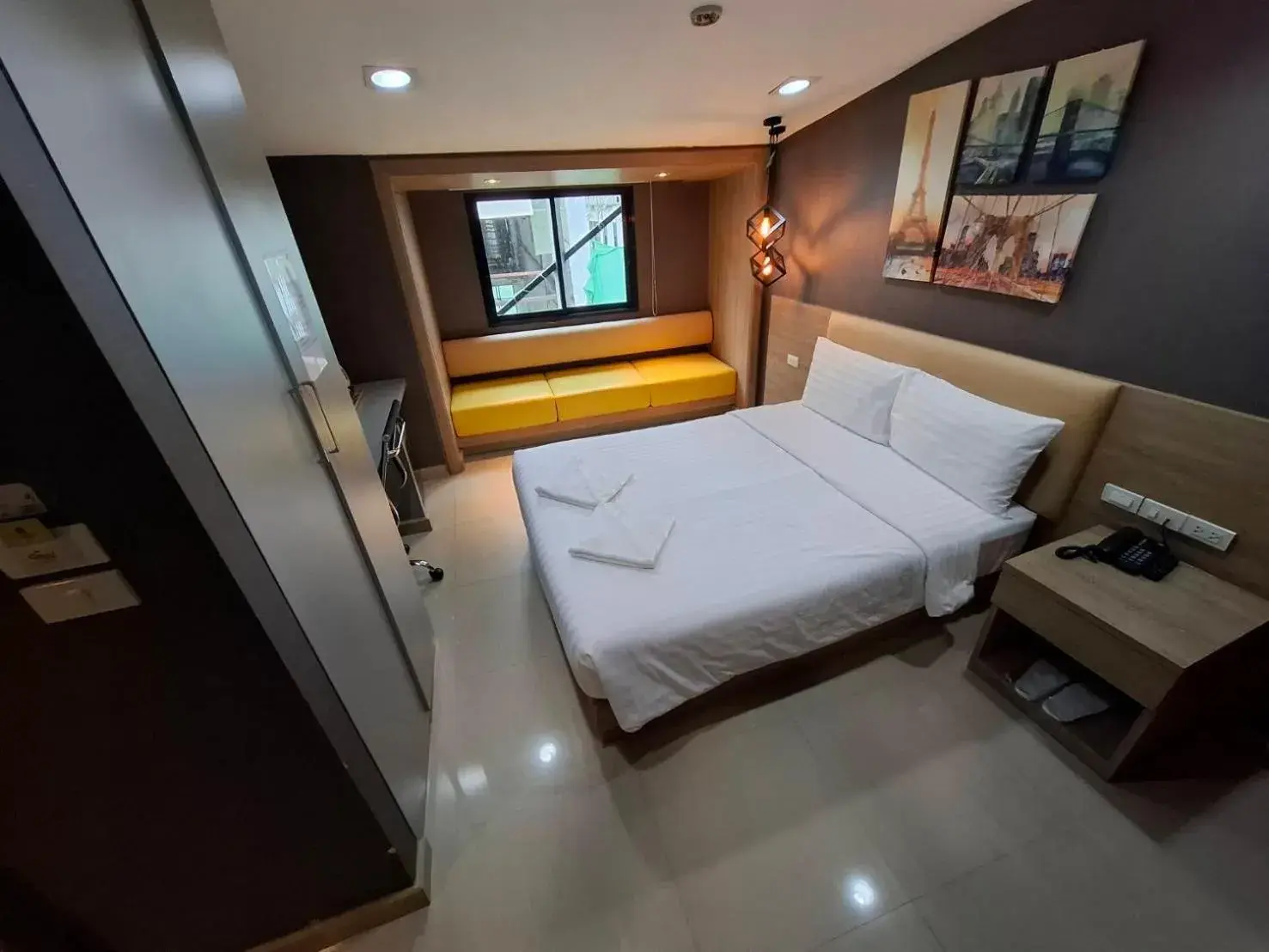 Bedroom, Bed in Collection O Pratunam 19 Hotel Bedroom, Bed in Collection O Pratunam 19 Hotel