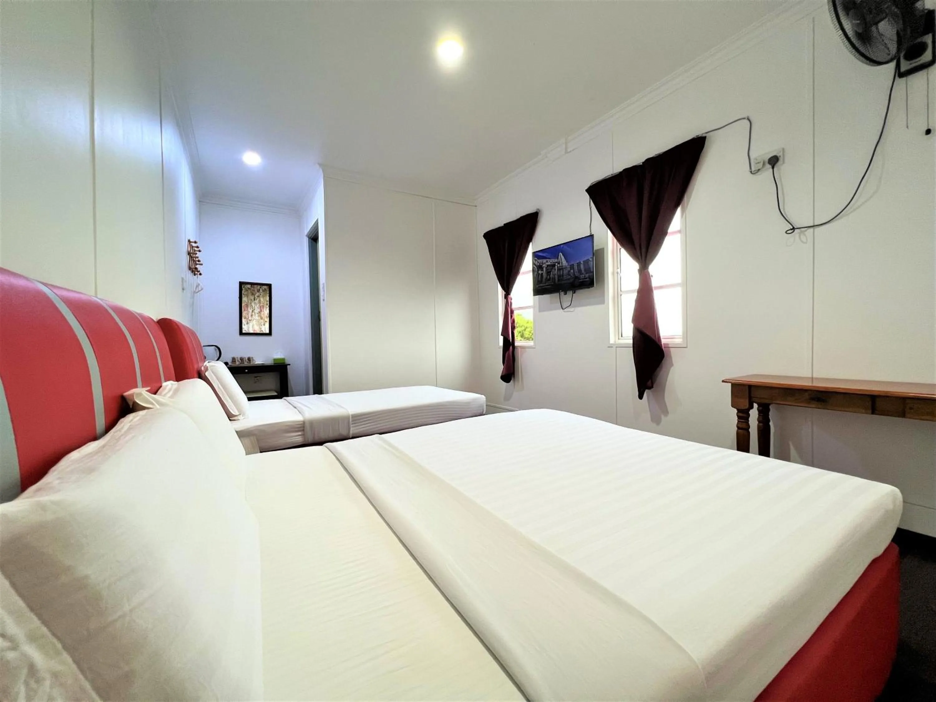 Bed in Suang Noh Homestay Kundasang