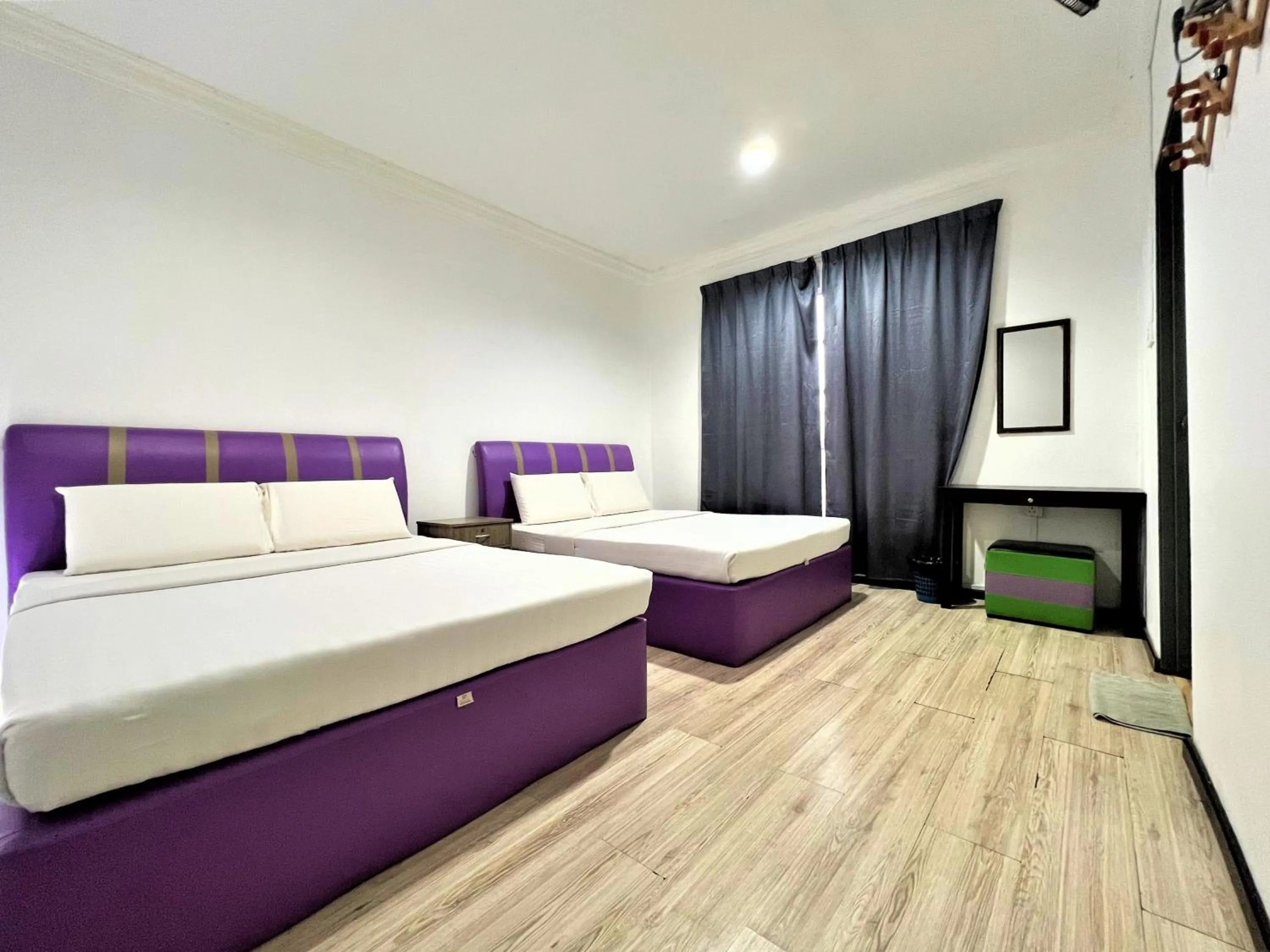 Bed in Suang Noh Homestay Kundasang