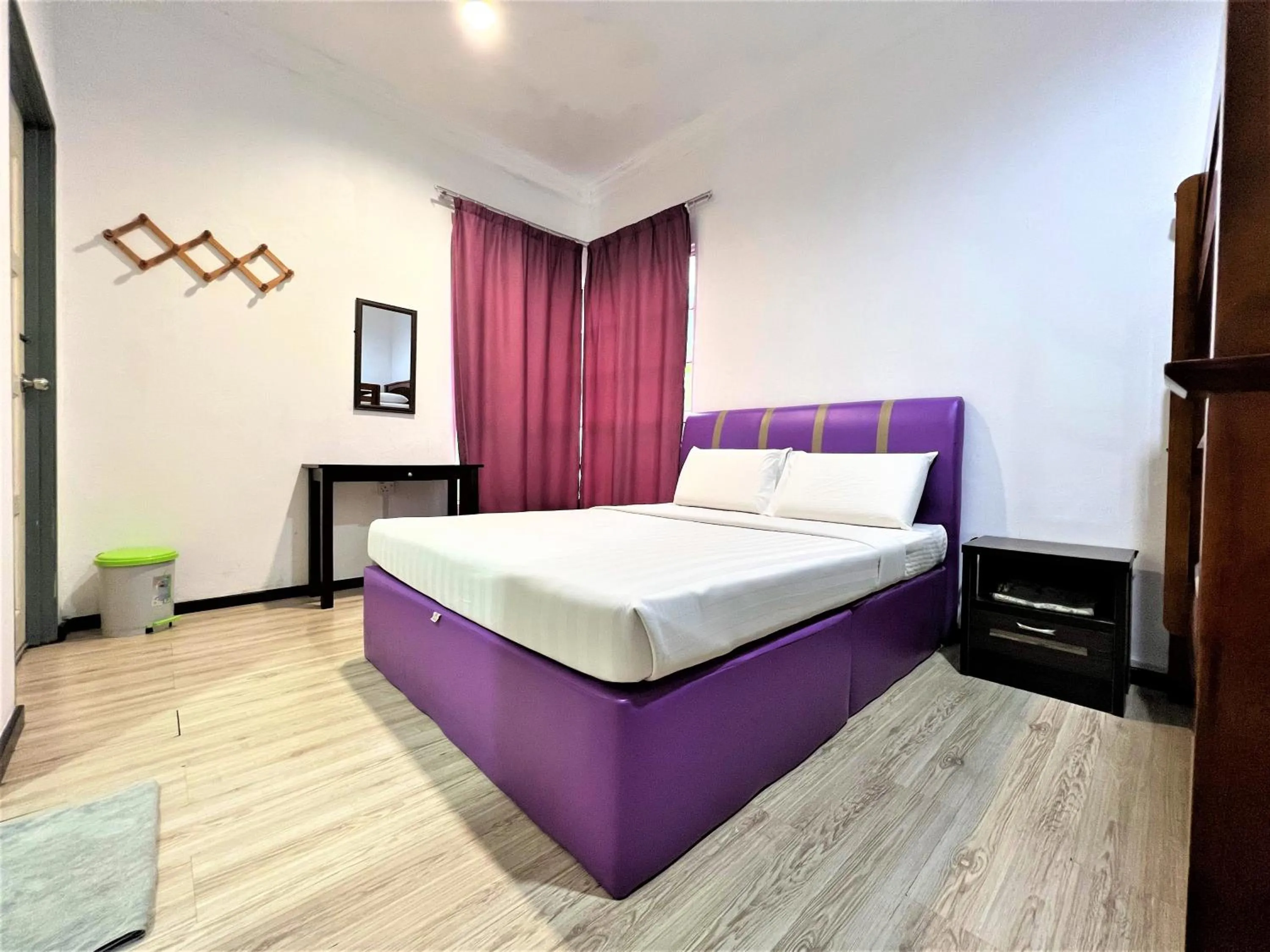 Bed in Suang Noh Homestay Kundasang