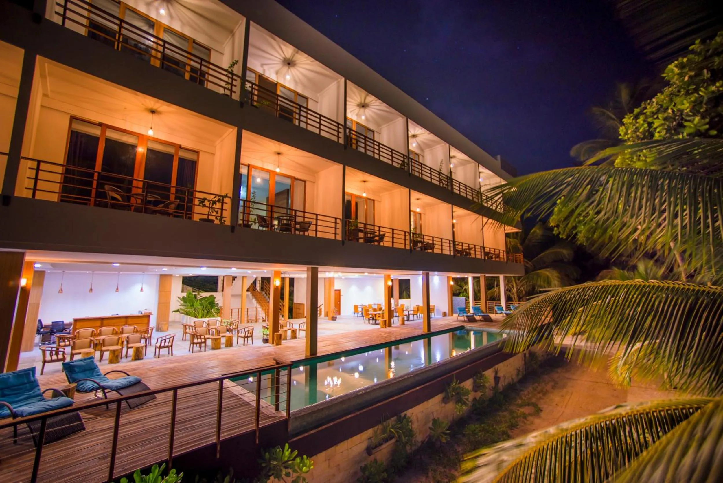 Facade/entrance in Kiha Beach