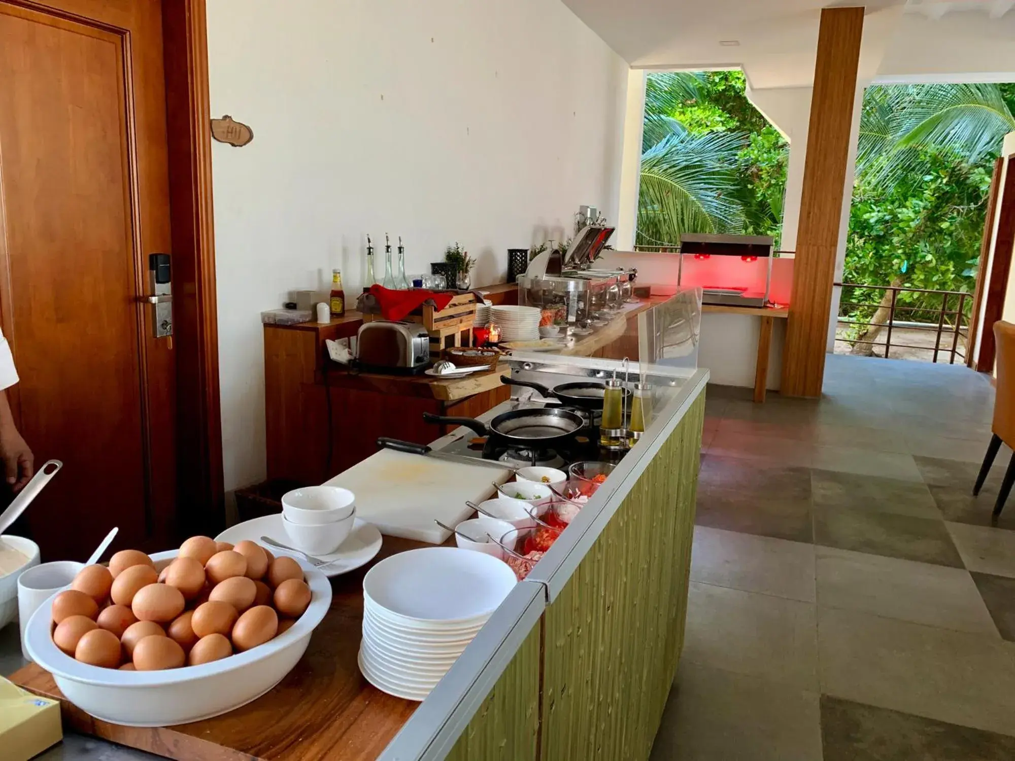 Food close-up in Kiha Beach Food close-up in Kiha Beach