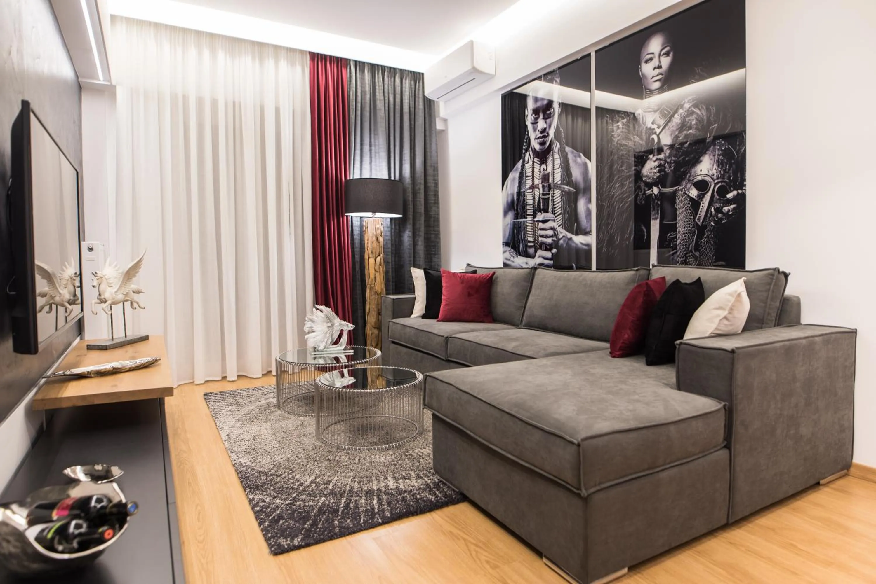 Living room in Acropolis View Deluxe Penthouse & Luxury Apartments