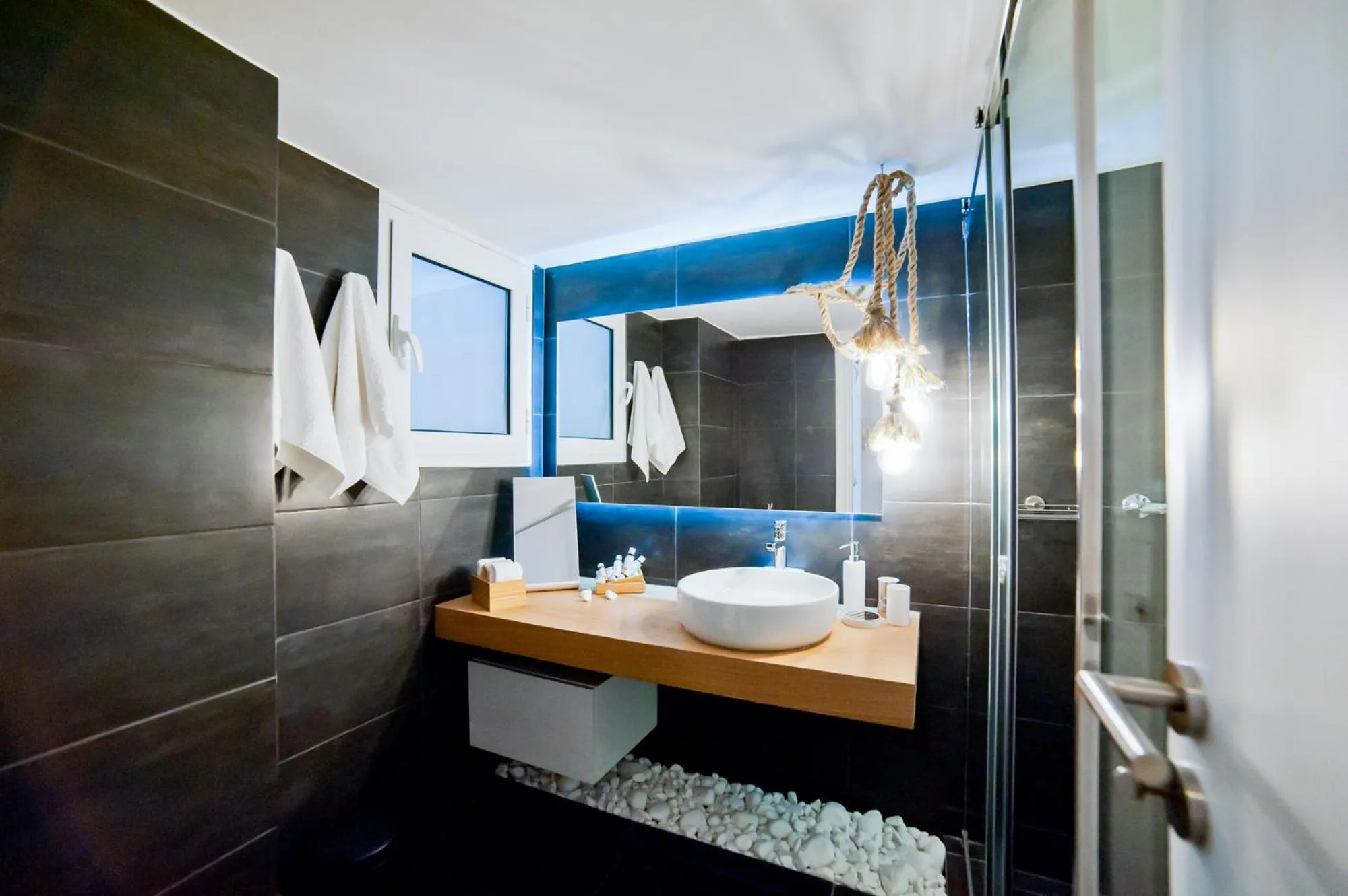 Shower in Acropolis View Deluxe Penthouse & Luxury Apartments