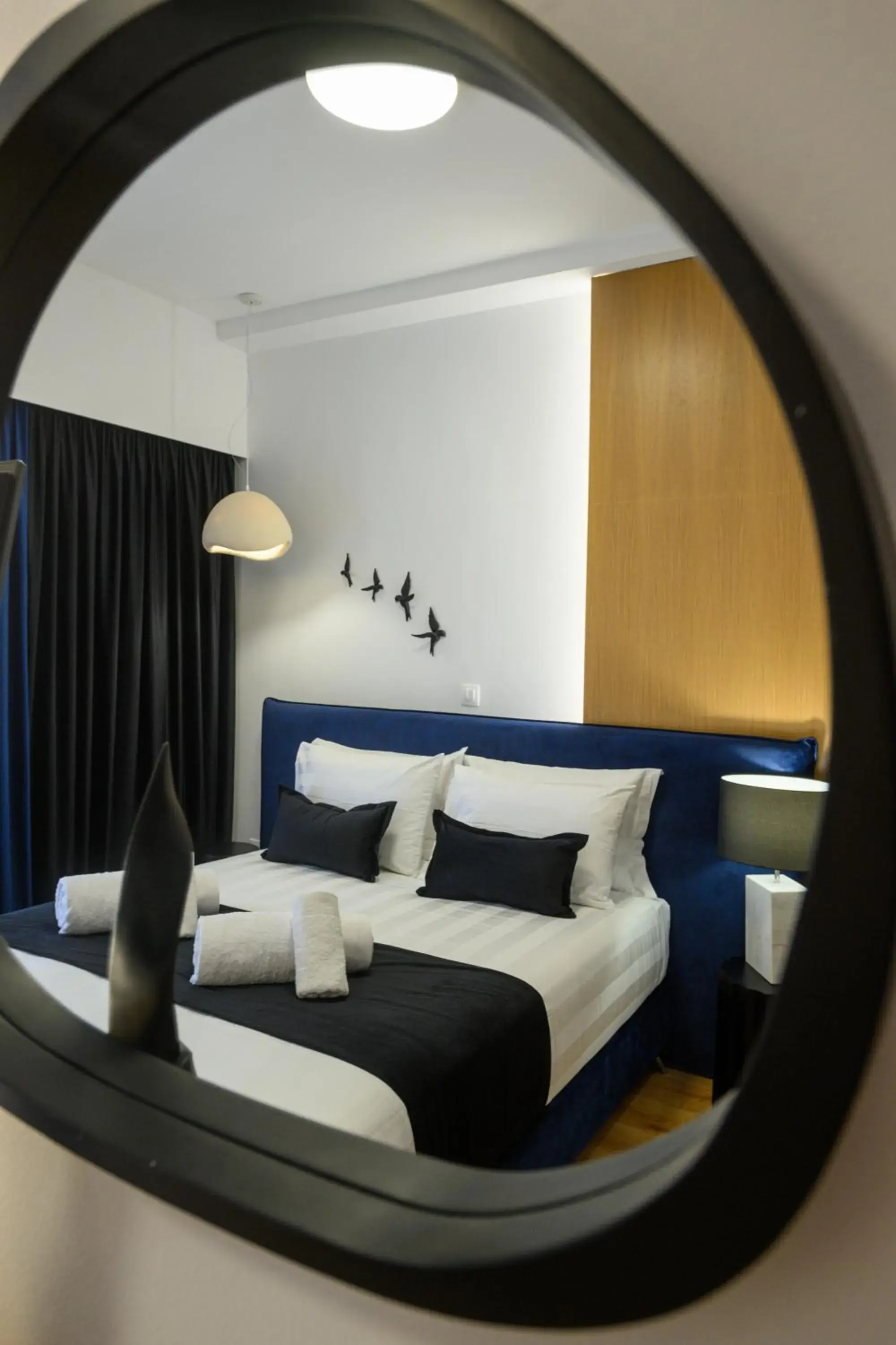 Bed in Acropolis View Deluxe Penthouse & Luxury Apartments Bed in Acropolis View Deluxe Penthouse & Luxury Apartments