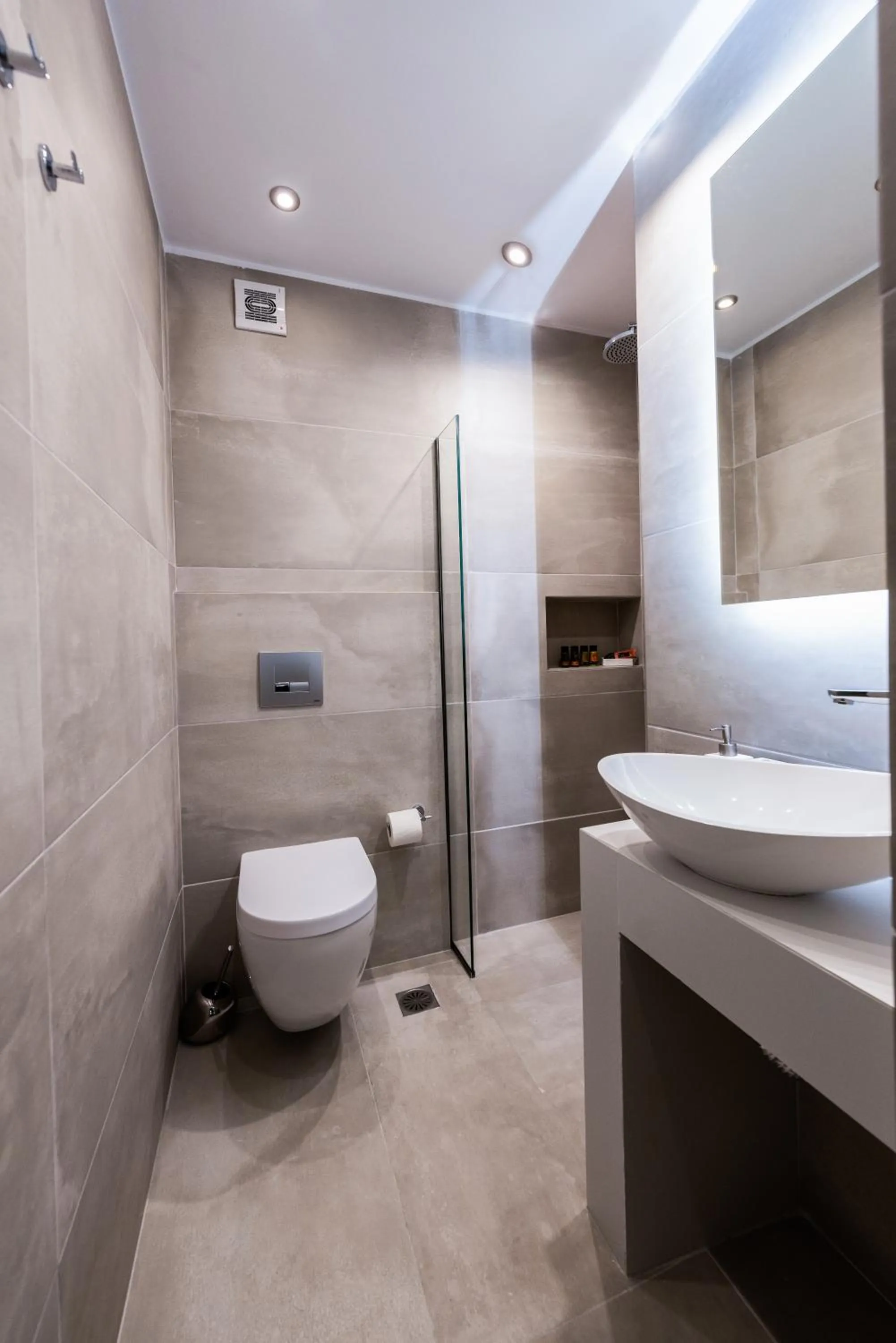 Shower in Acropolis View Deluxe Penthouse & Luxury Apartments