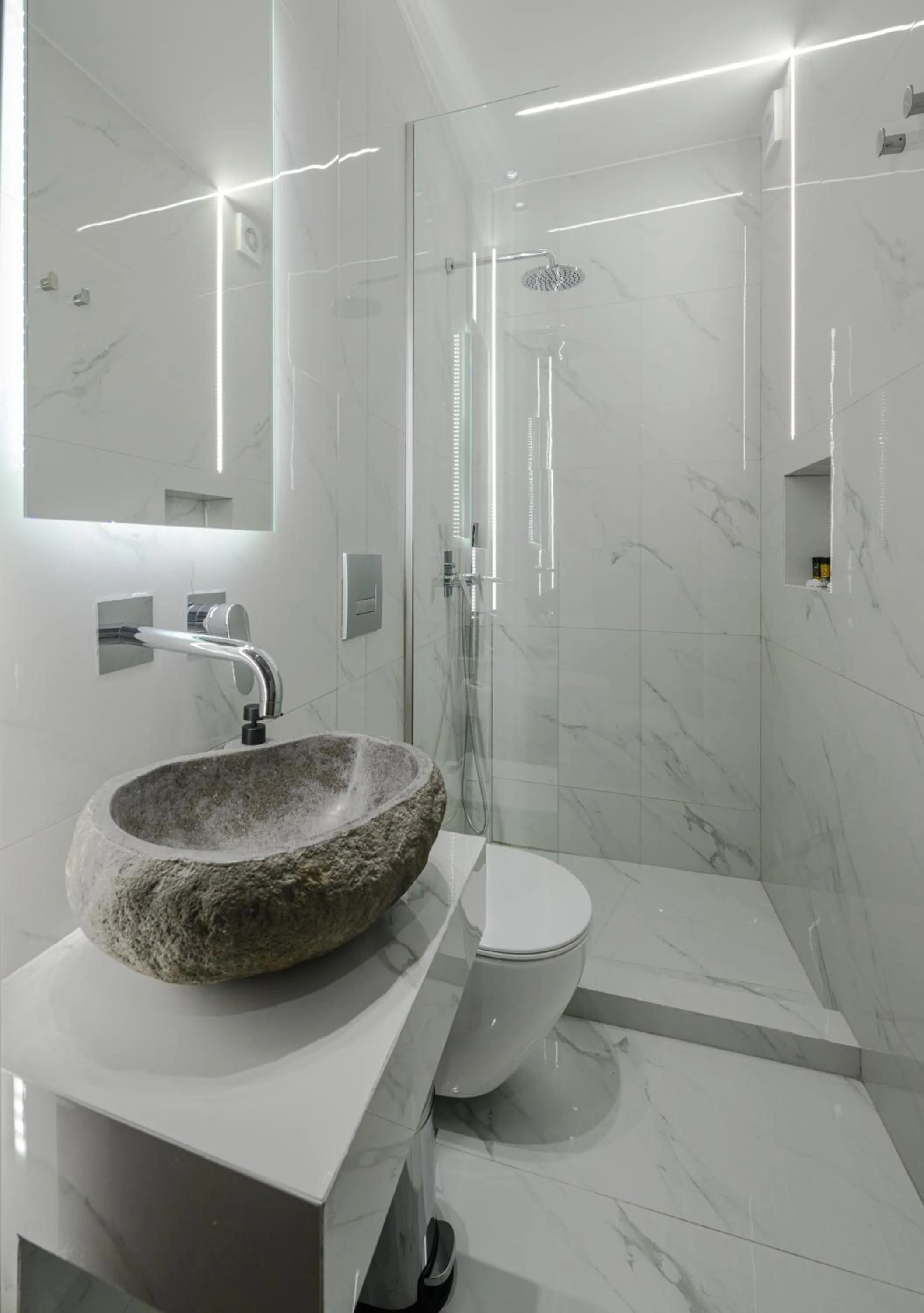 Shower in Acropolis View Deluxe Penthouse & Luxury Apartments