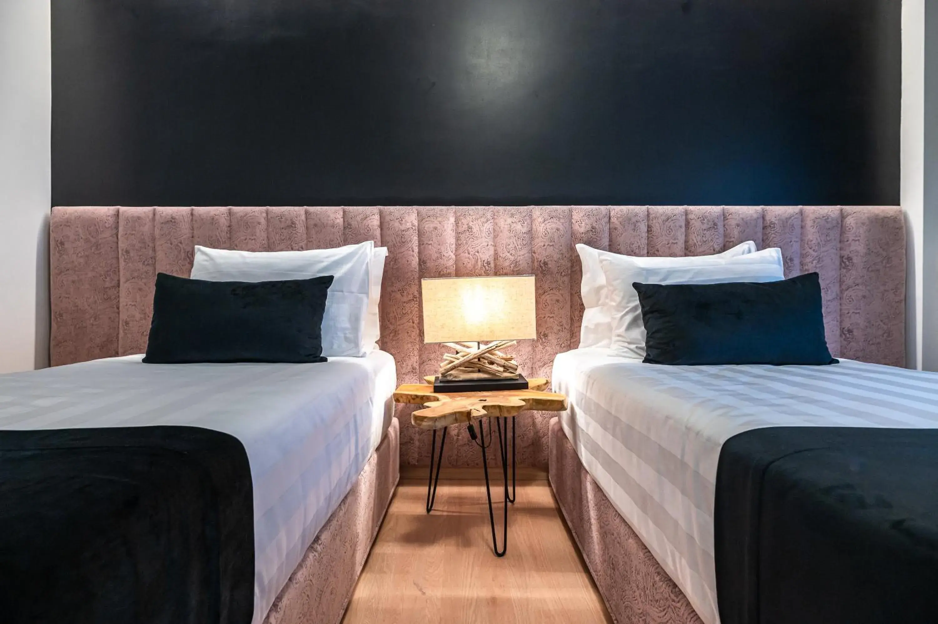 Bed in Acropolis View Deluxe Penthouse & Luxury Apartments Bed in Acropolis View Deluxe Penthouse & Luxury Apartments