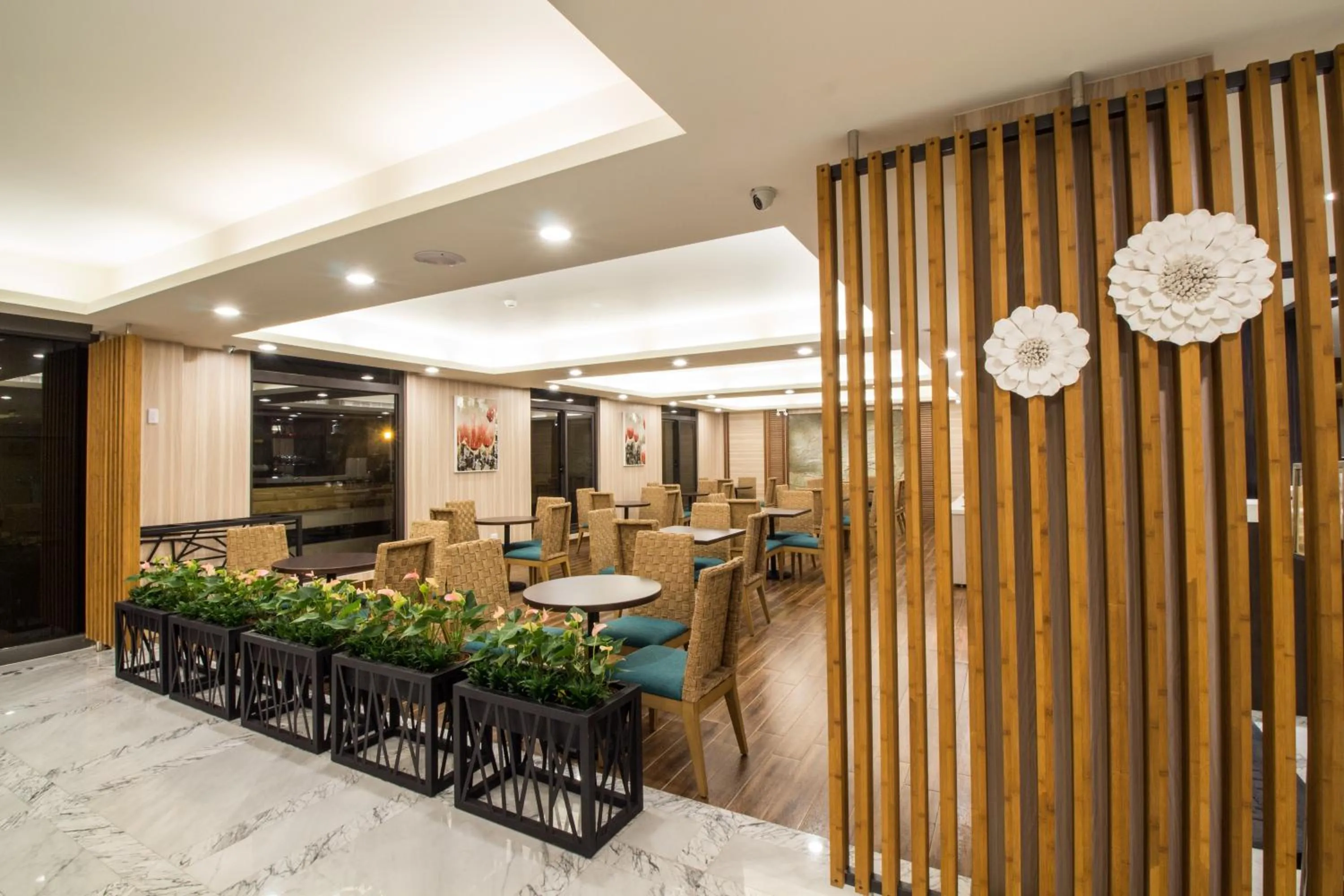 Seating area in Dong Tair Spa Hotel